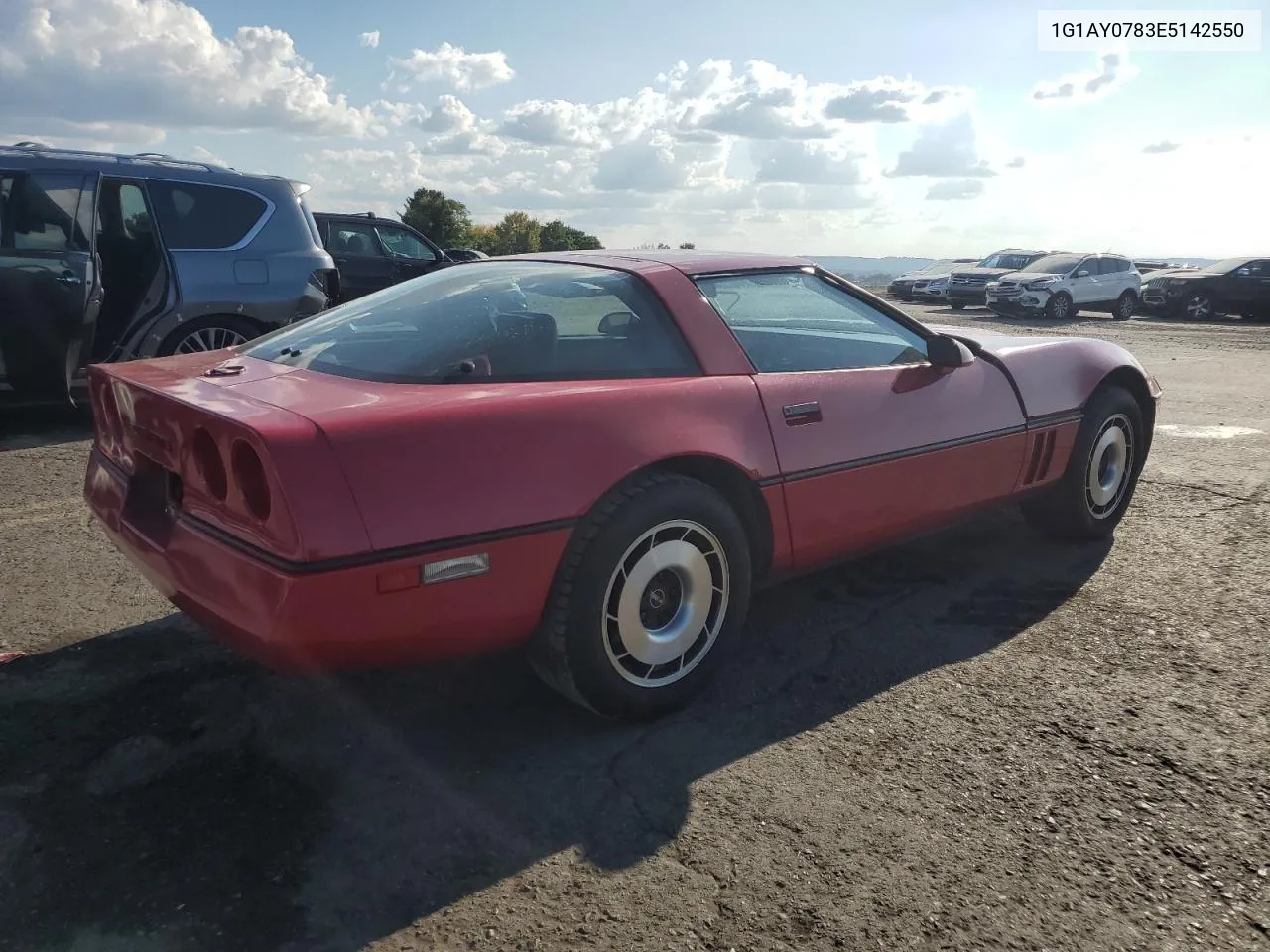 1984 Chevrolet Corvette VIN: 1G1AY0783E5142550 Lot: 72396204