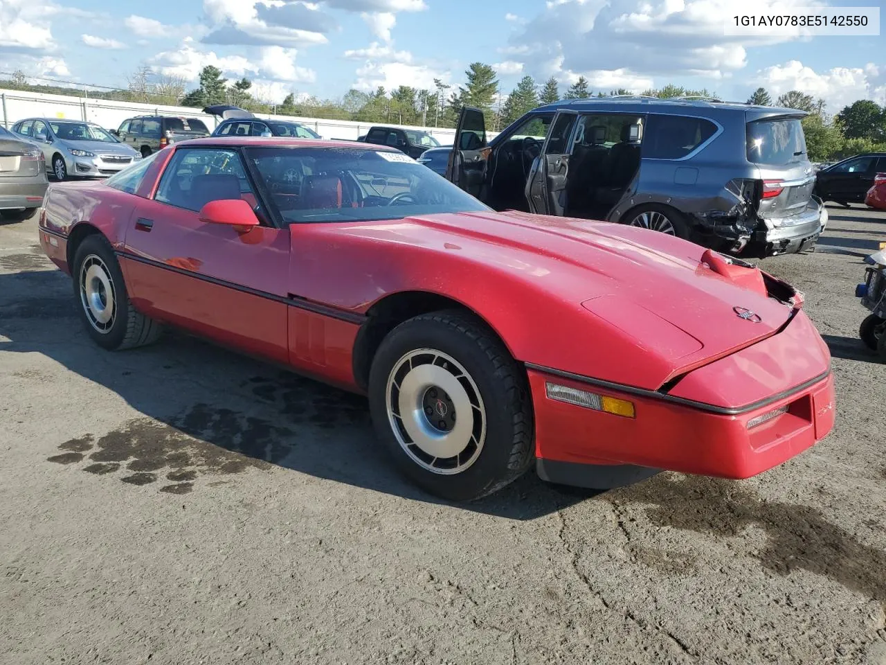 1984 Chevrolet Corvette VIN: 1G1AY0783E5142550 Lot: 72396204