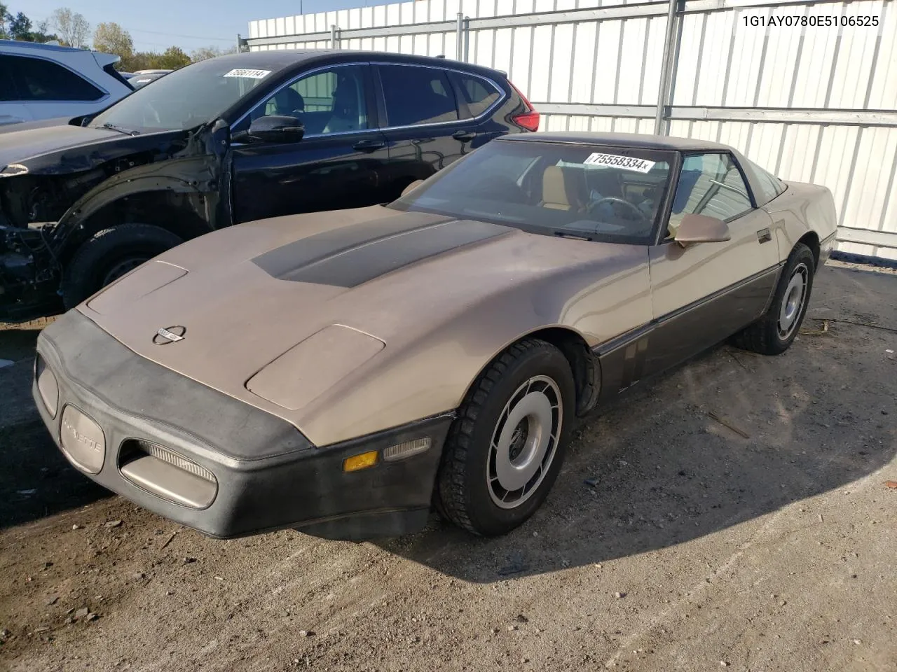 1984 Chevrolet Corvette VIN: 1G1AY0780E5106525 Lot: 75558334