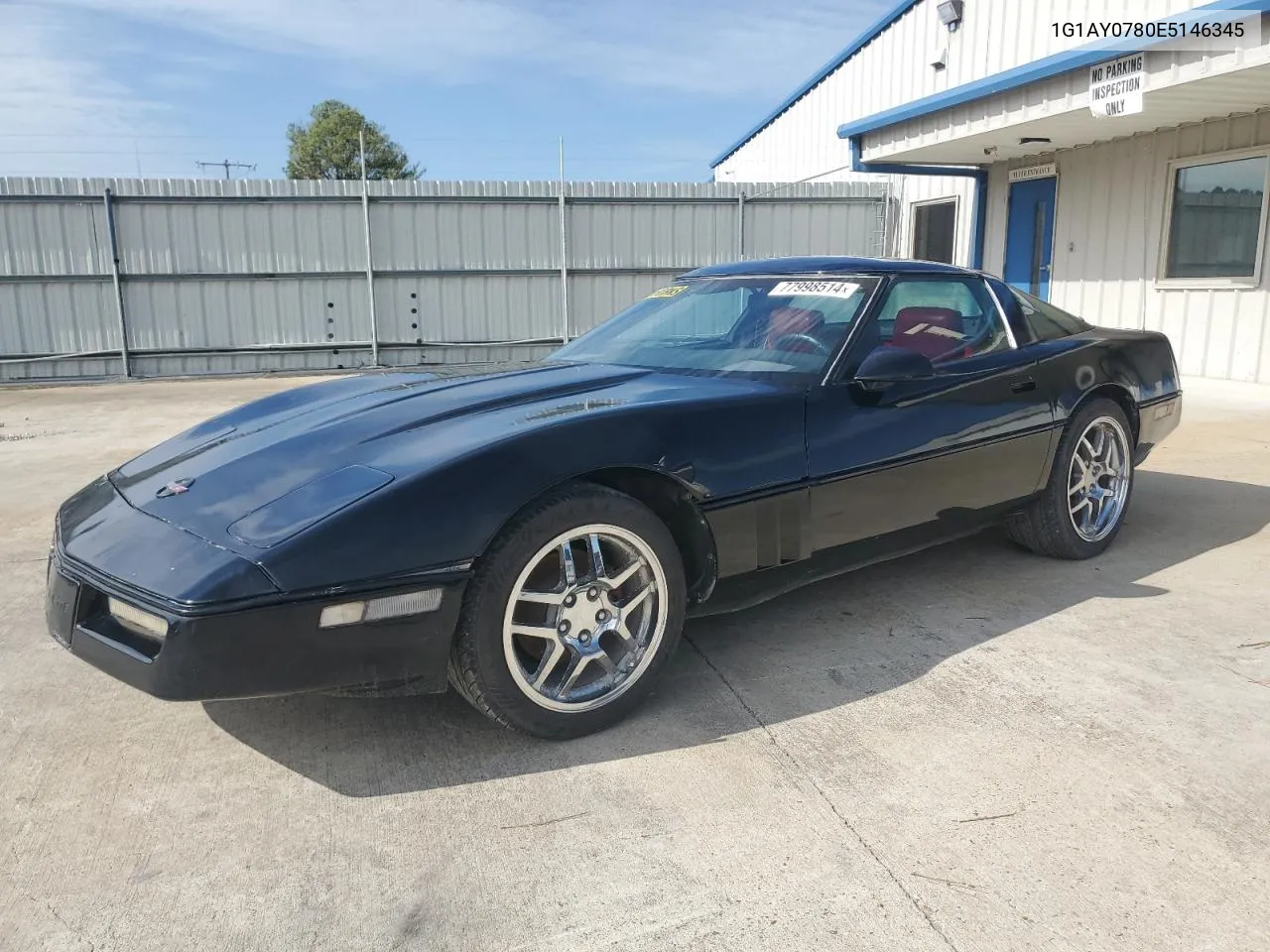 1984 Chevrolet Corvette VIN: 1G1AY0780E5146345 Lot: 77998514