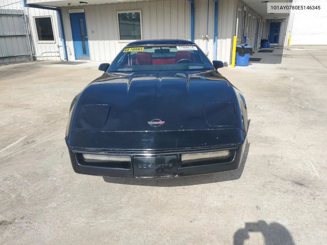 1984 Chevrolet Corvette VIN: 1G1AY0780E5146345 Lot: 77998514