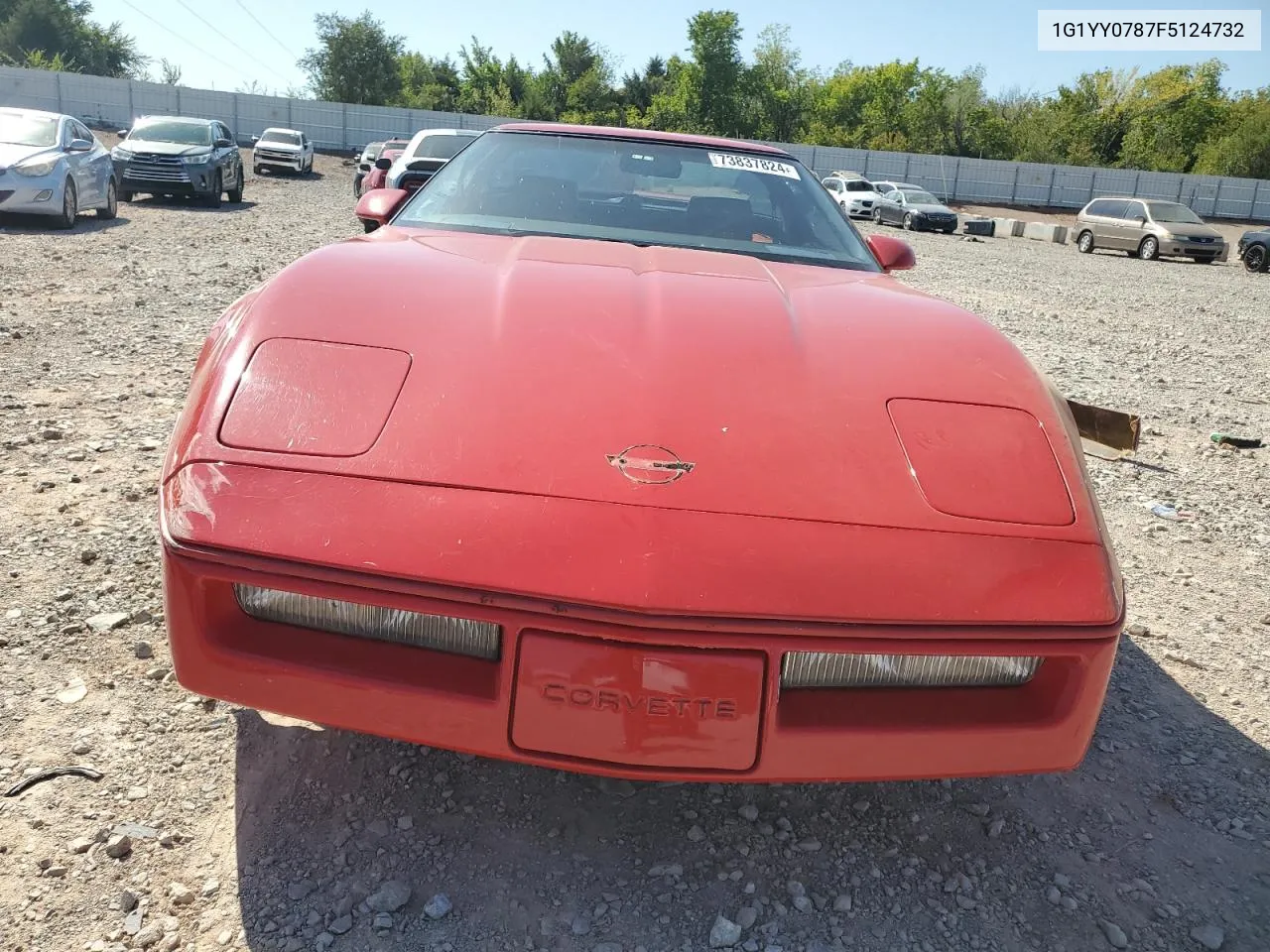 1985 Chevrolet Corvette VIN: 1G1YY0787F5124732 Lot: 73837824