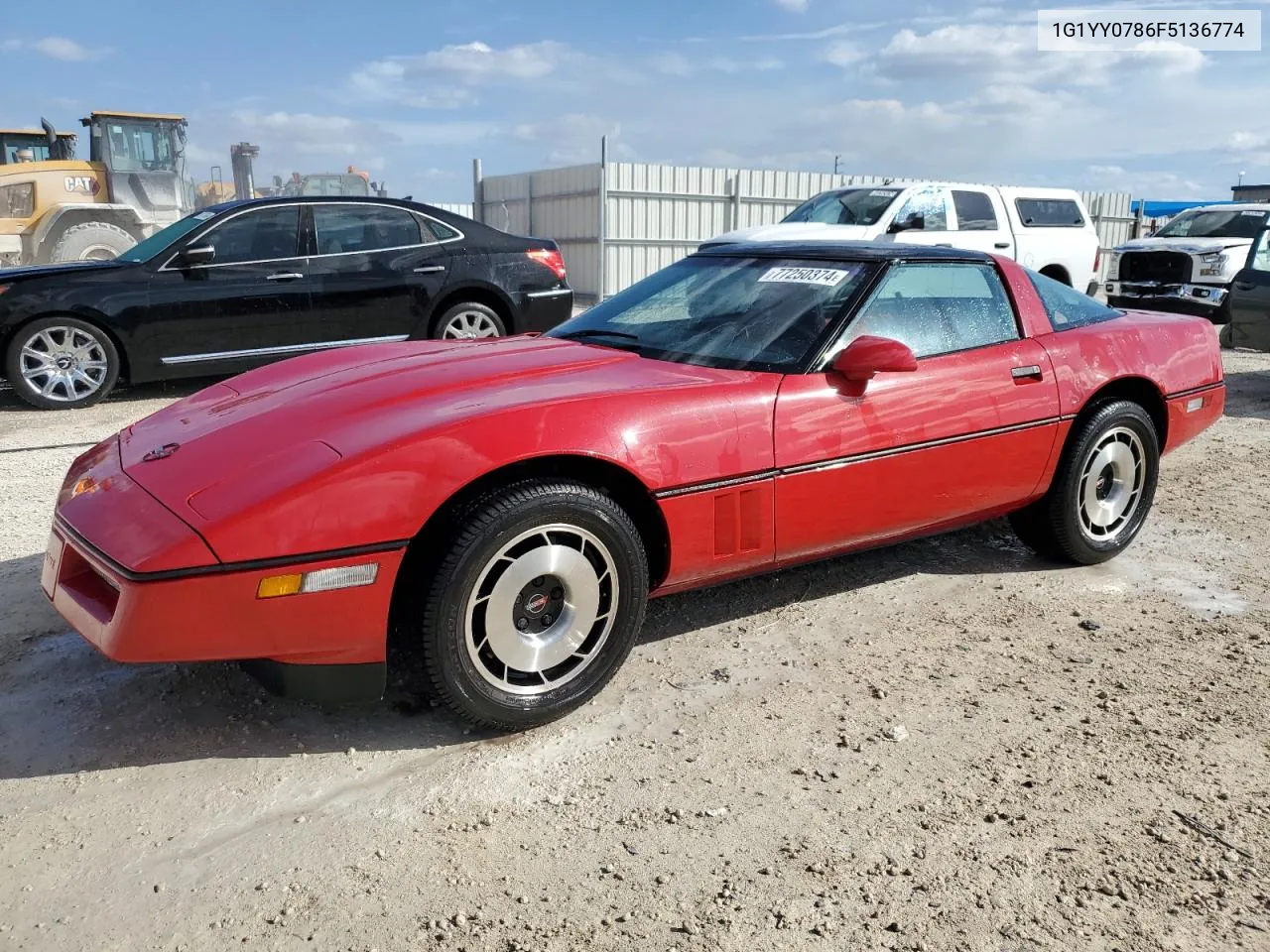 1985 Chevrolet Corvette VIN: 1G1YY0786F5136774 Lot: 77250374