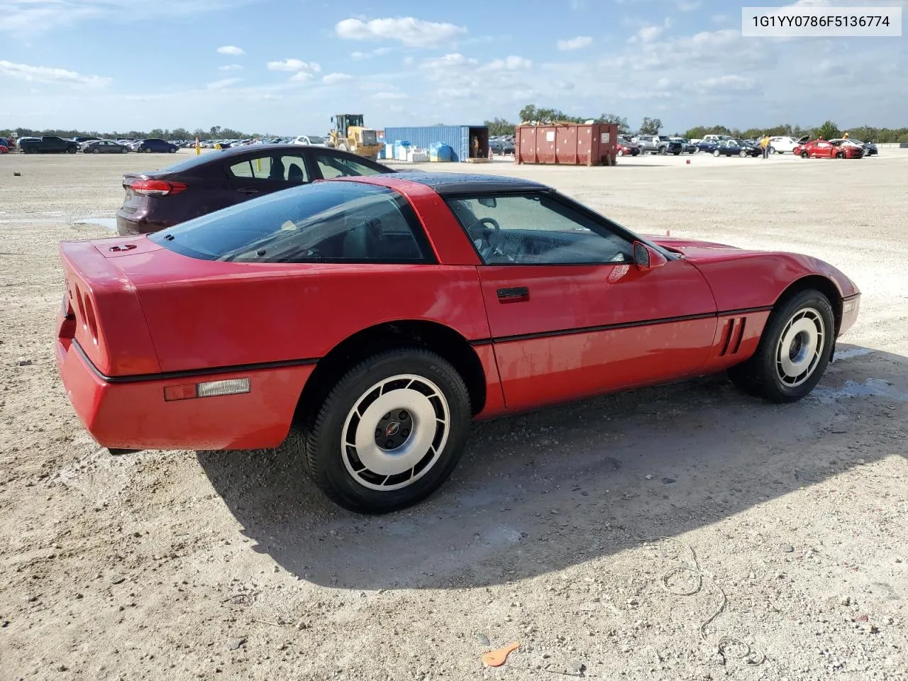 1985 Chevrolet Corvette VIN: 1G1YY0786F5136774 Lot: 77250374