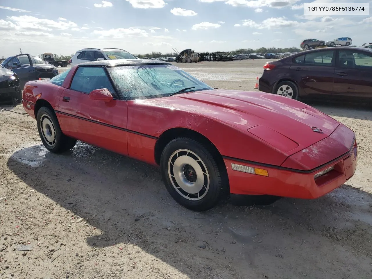 1985 Chevrolet Corvette VIN: 1G1YY0786F5136774 Lot: 77250374