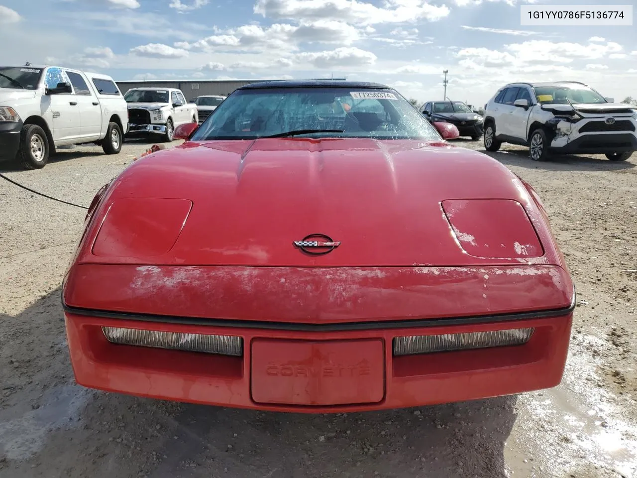 1985 Chevrolet Corvette VIN: 1G1YY0786F5136774 Lot: 77250374