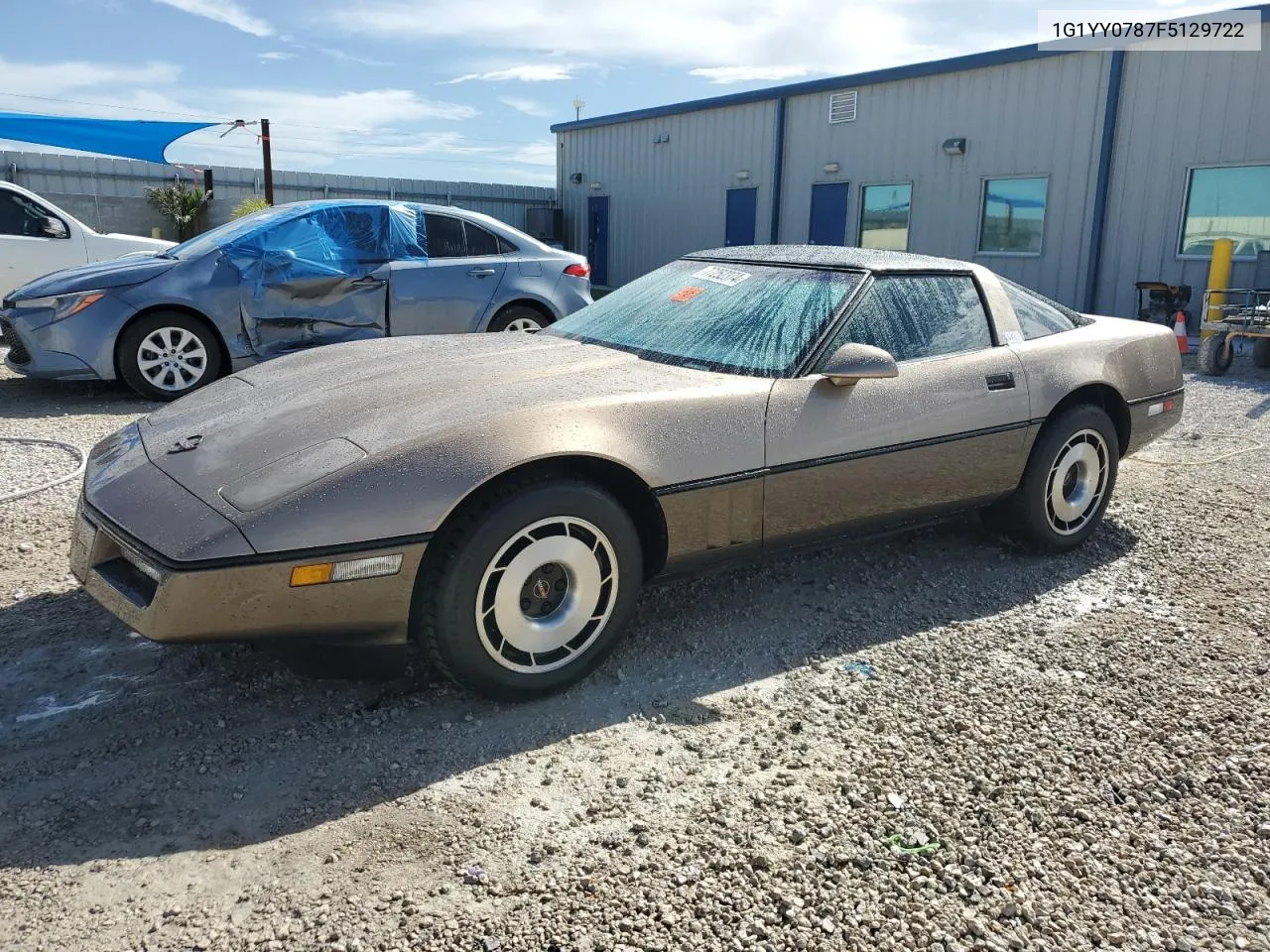 1985 Chevrolet Corvette VIN: 1G1YY0787F5129722 Lot: 77252374