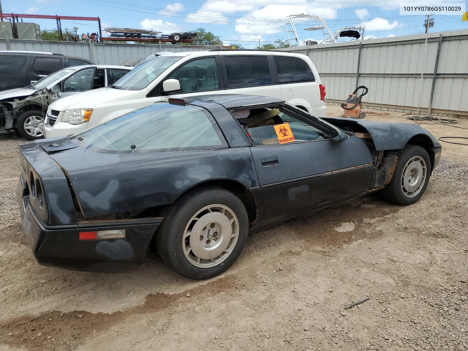 1986 Chevrolet Corvette VIN: 1G1YY0786G5110029 Lot: 68564154