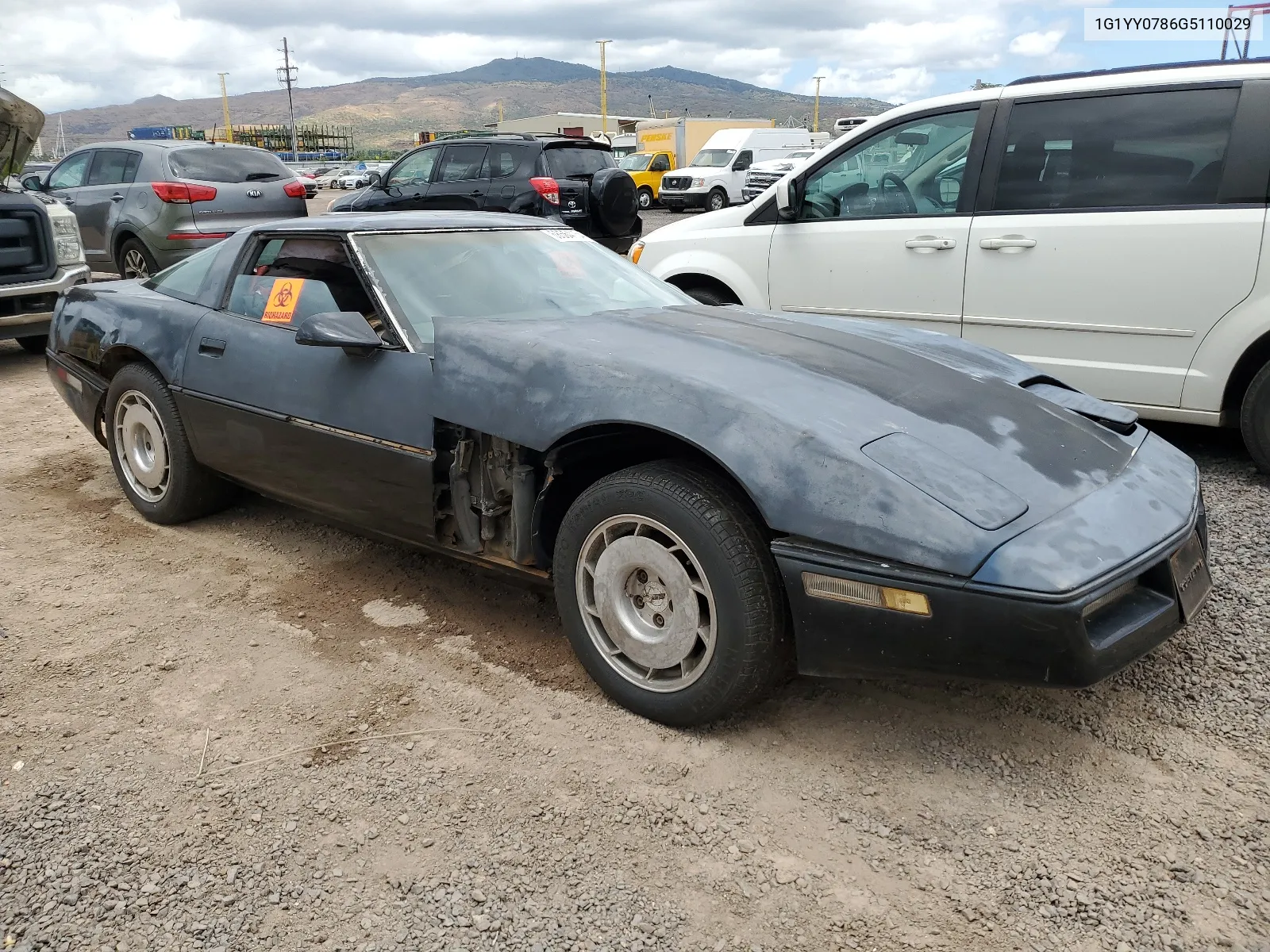 1986 Chevrolet Corvette VIN: 1G1YY0786G5110029 Lot: 68564154