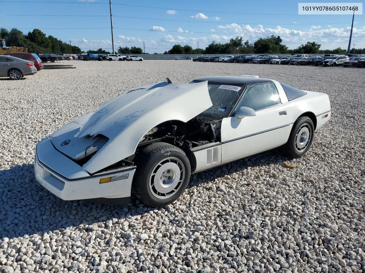 1986 Chevrolet Corvette VIN: 1G1YY0786G5107468 Lot: 69333394