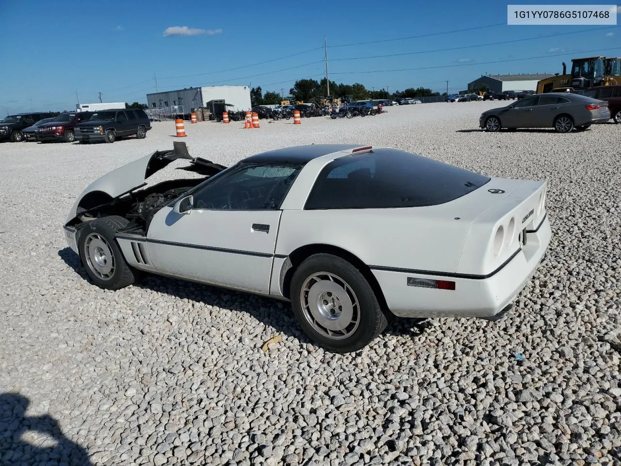 1986 Chevrolet Corvette VIN: 1G1YY0786G5107468 Lot: 69333394