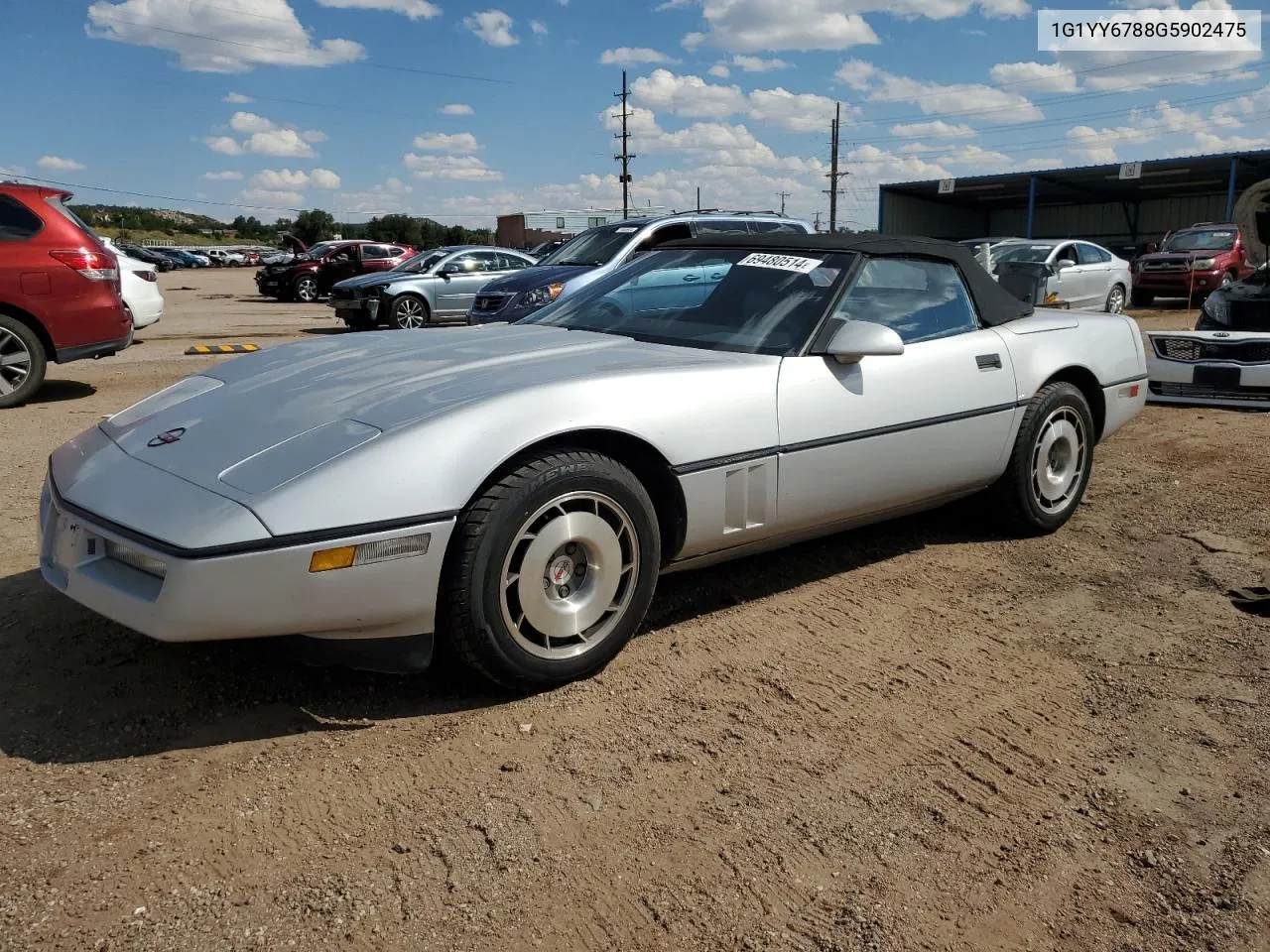 1G1YY6788G5902475 1986 Chevrolet Corvette