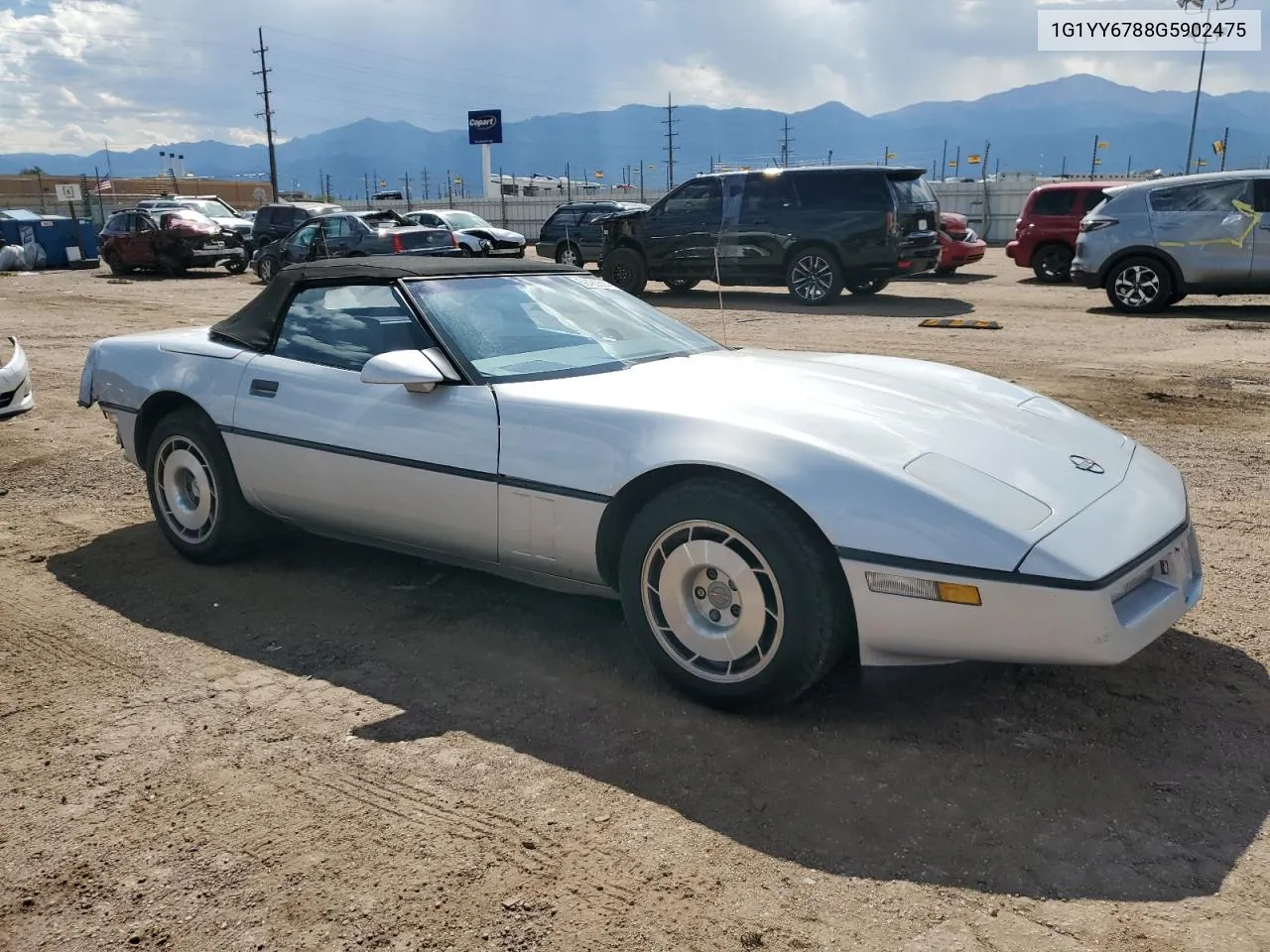 1G1YY6788G5902475 1986 Chevrolet Corvette