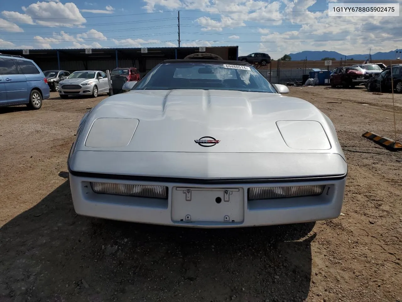 1G1YY6788G5902475 1986 Chevrolet Corvette