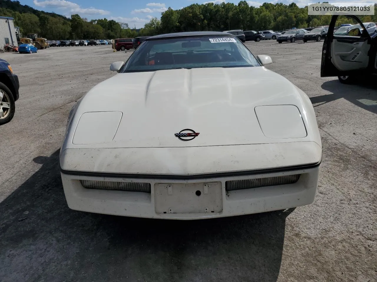 1G1YY0788G5121033 1986 Chevrolet Corvette