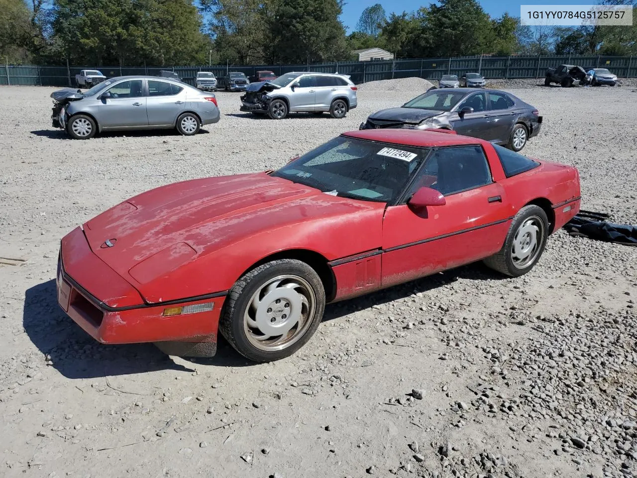 1986 Chevrolet Corvette VIN: 1G1YY0784G5125757 Lot: 74772494