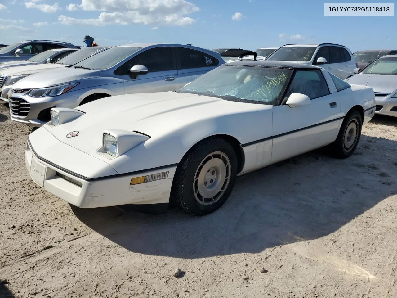 1986 Chevrolet Corvette VIN: 1G1YY0782G5118418 Lot: 75091604