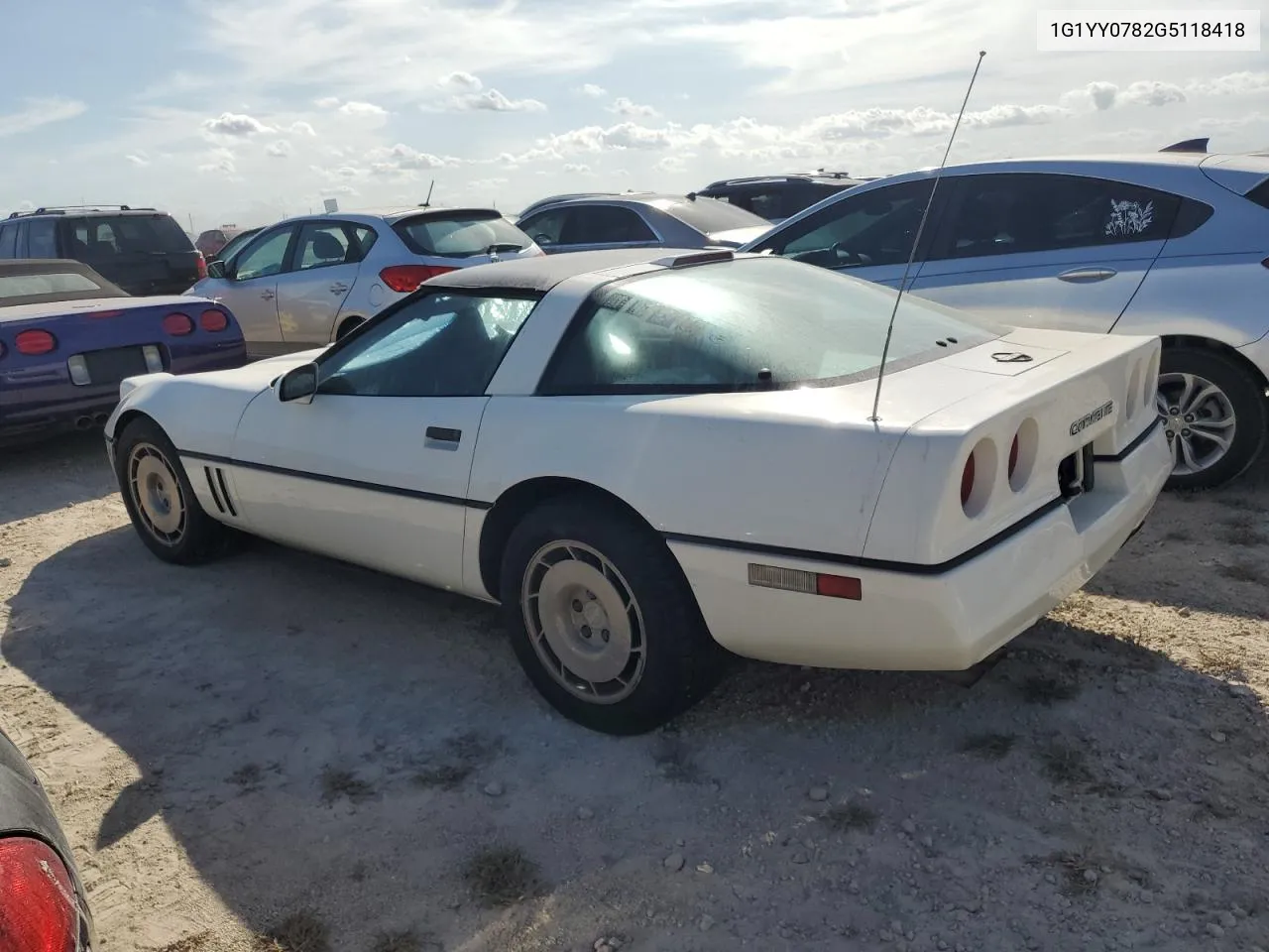 1986 Chevrolet Corvette VIN: 1G1YY0782G5118418 Lot: 75091604