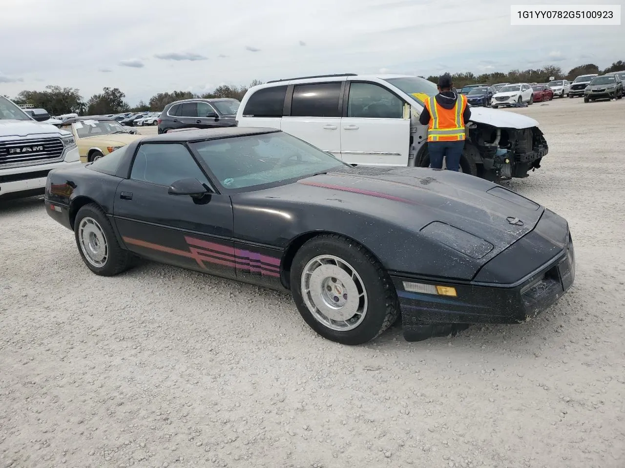 1986 Chevrolet Corvette VIN: 1G1YY0782G5100923 Lot: 78320524