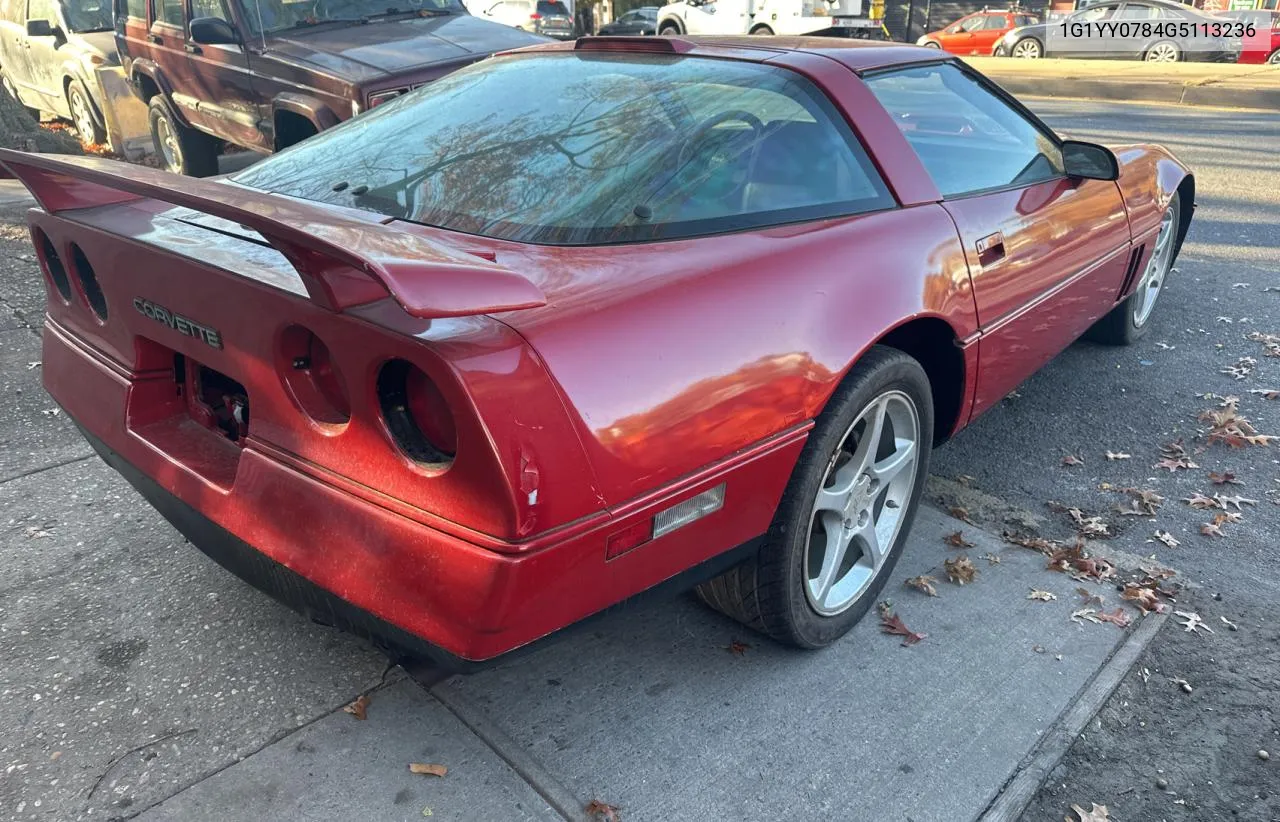 1986 Chevrolet Corvette VIN: 1G1YY0784G5113236 Lot: 80100414