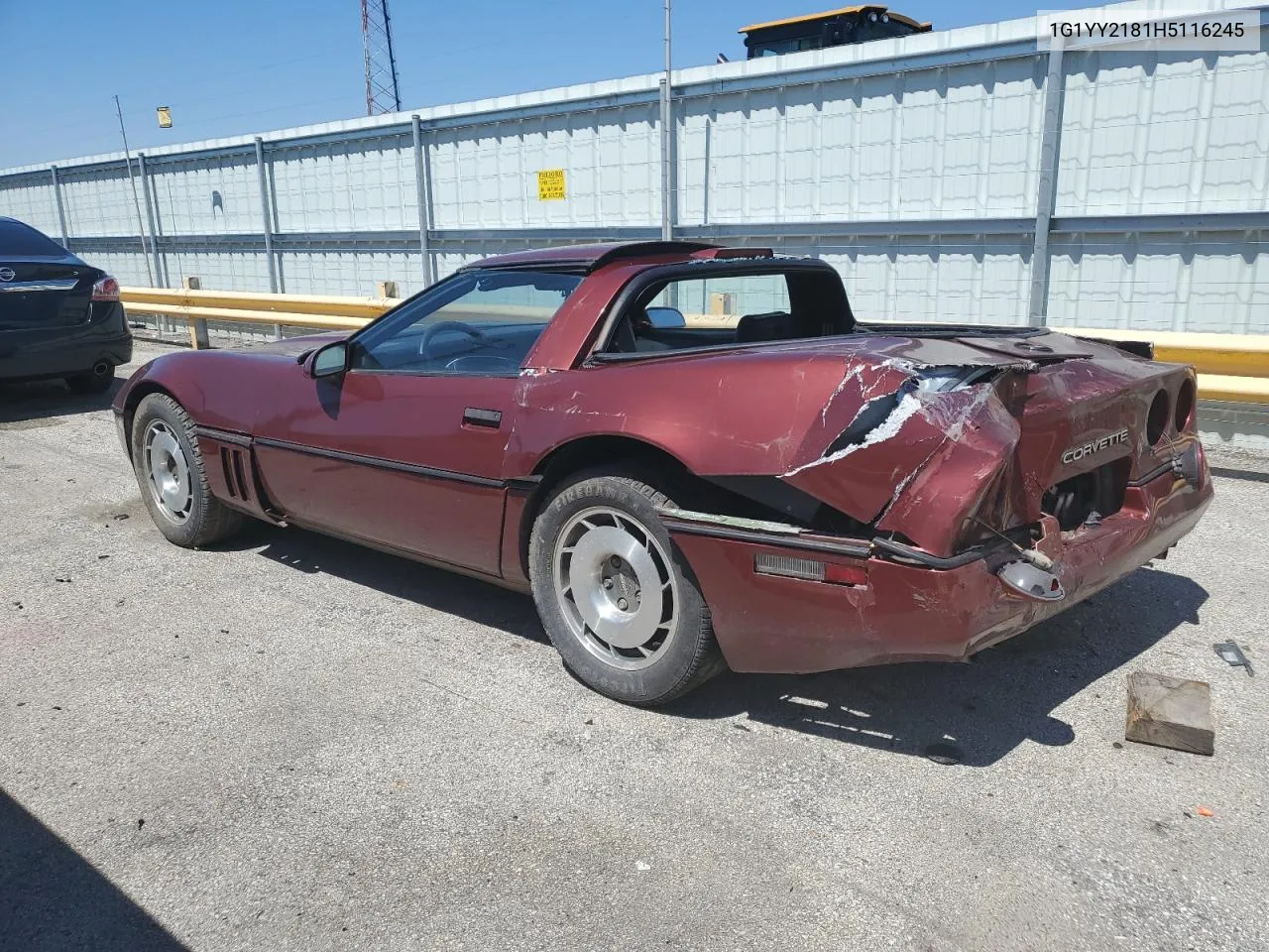 1987 Chevrolet Corvette VIN: 1G1YY2181H5116245 Lot: 59008684