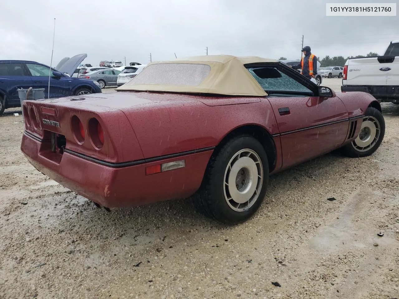 1987 Chevrolet Corvette VIN: 1G1YY3181H5121760 Lot: 74564344