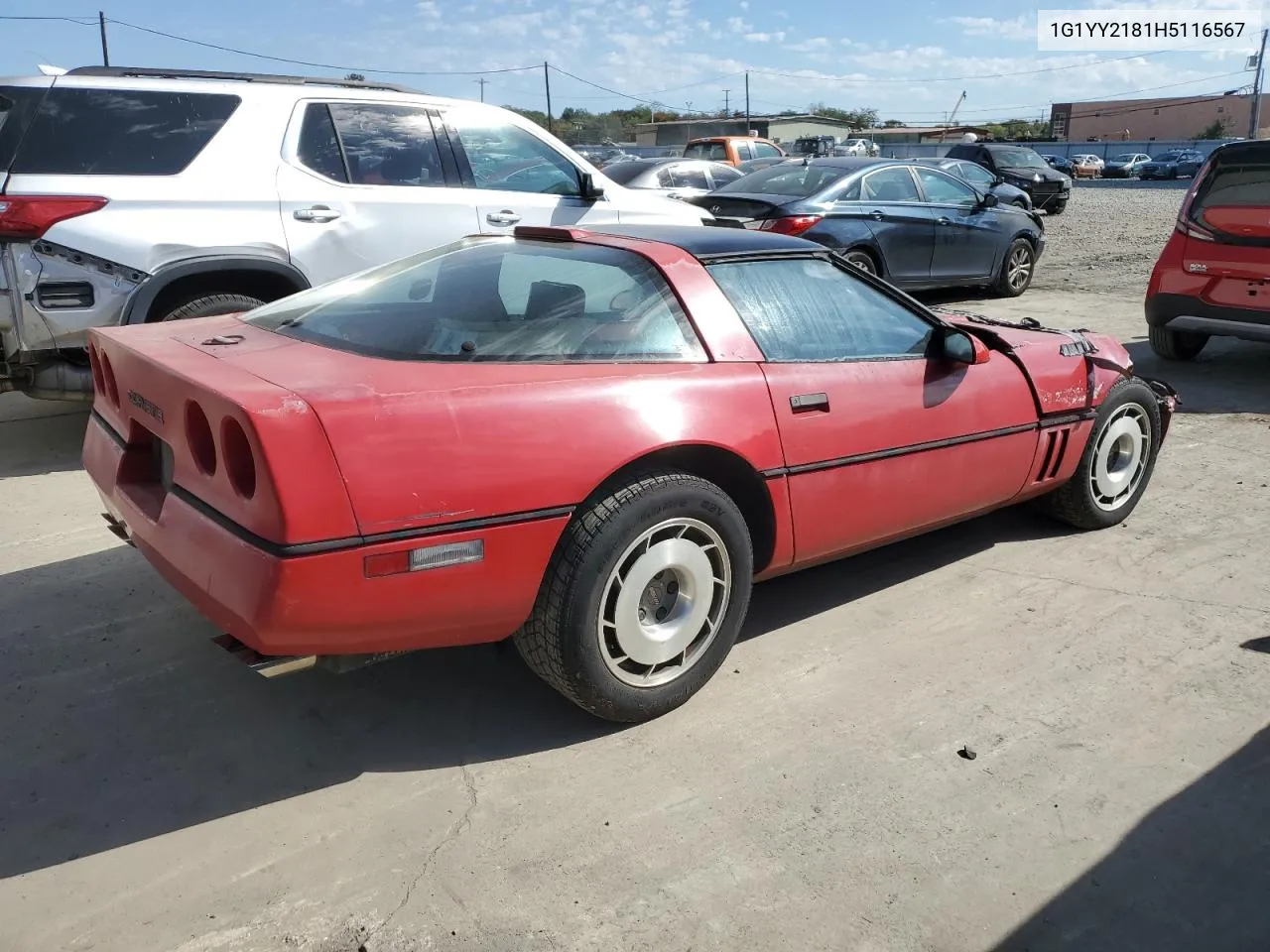 1987 Chevrolet Corvette VIN: 1G1YY2181H5116567 Lot: 74906484