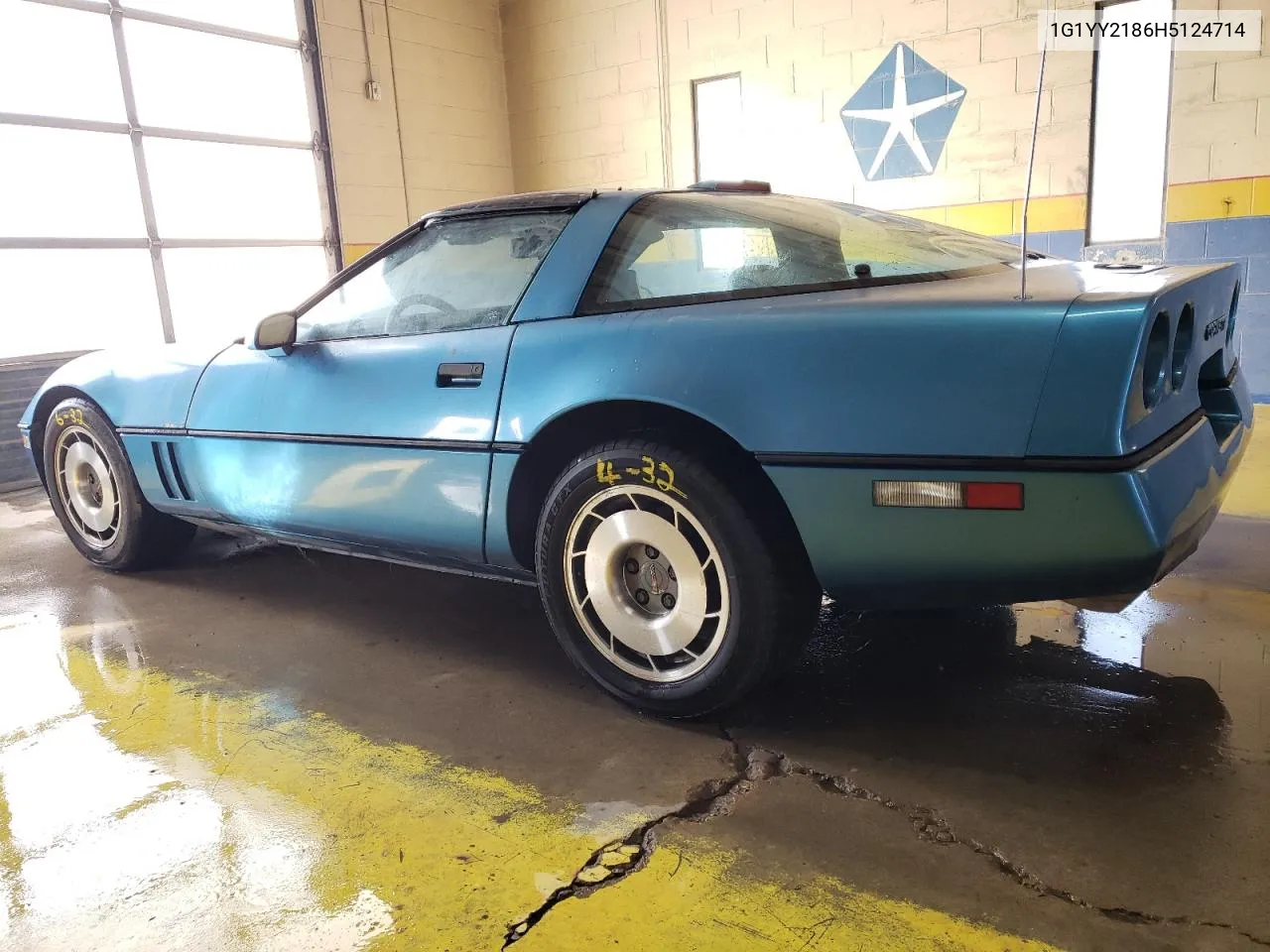 1987 Chevrolet Corvette VIN: 1G1YY2186H5124714 Lot: 75677494