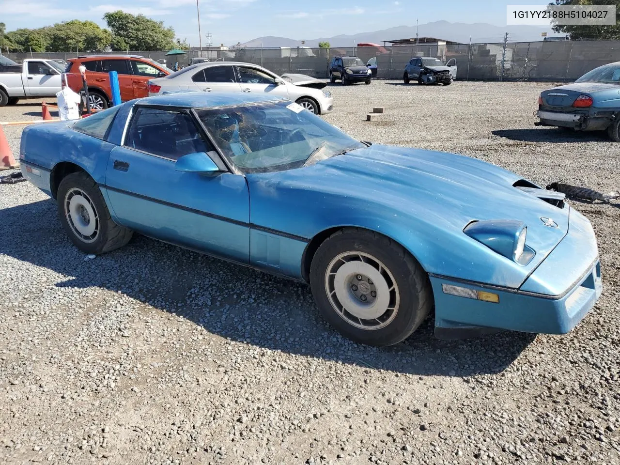 1987 Chevrolet Corvette VIN: 1G1YY2188H5104027 Lot: 77622314