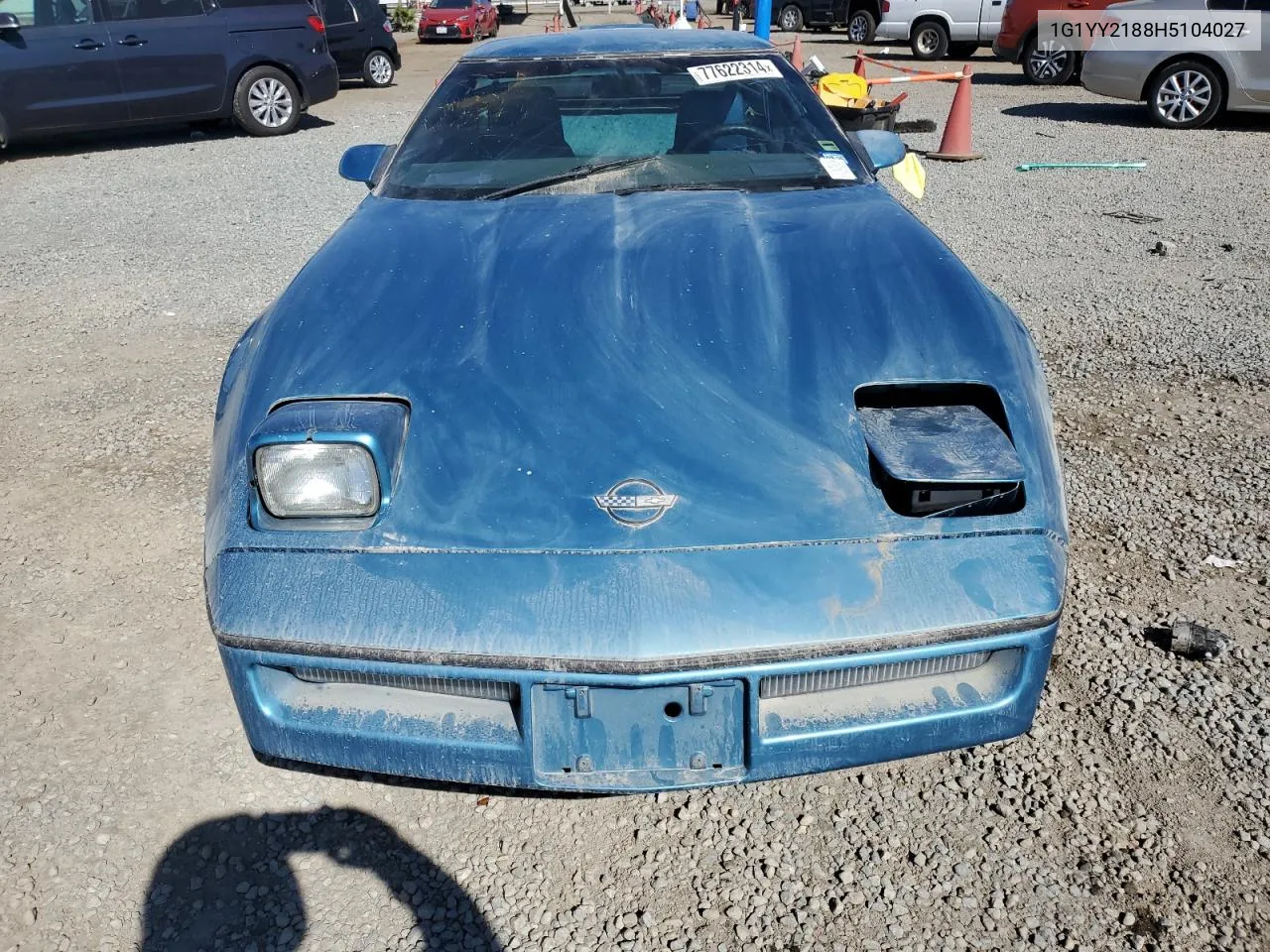 1987 Chevrolet Corvette VIN: 1G1YY2188H5104027 Lot: 77622314