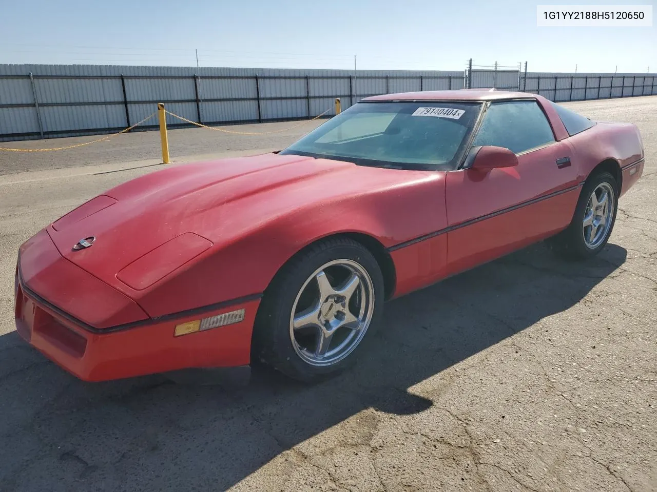 1987 Chevrolet Corvette VIN: 1G1YY2188H5120650 Lot: 79140404