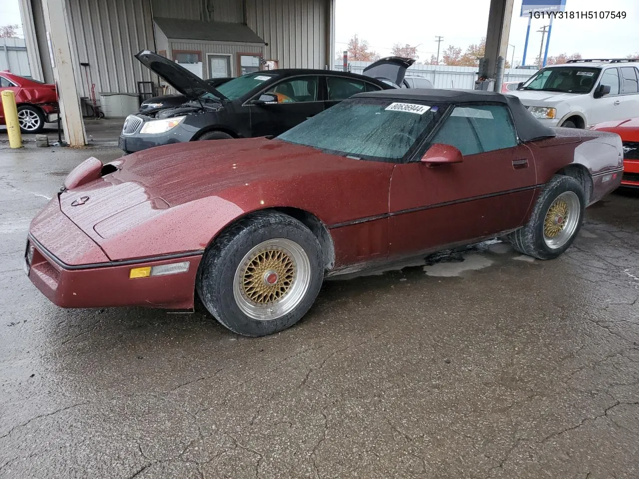 1987 Chevrolet Corvette VIN: 1G1YY3181H5107549 Lot: 80636944