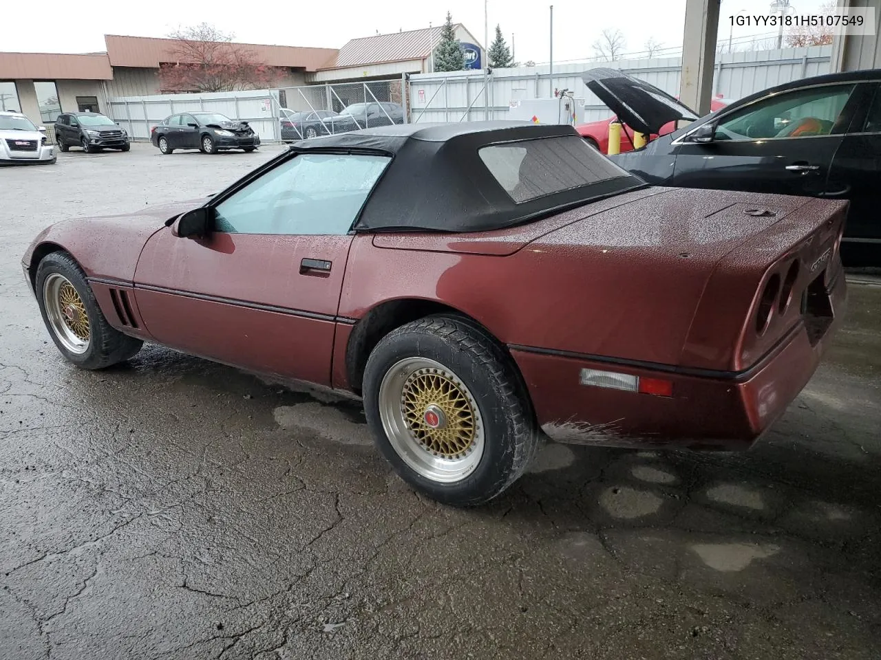 1987 Chevrolet Corvette VIN: 1G1YY3181H5107549 Lot: 80636944