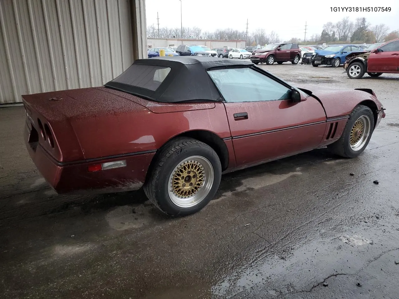 1987 Chevrolet Corvette VIN: 1G1YY3181H5107549 Lot: 80636944