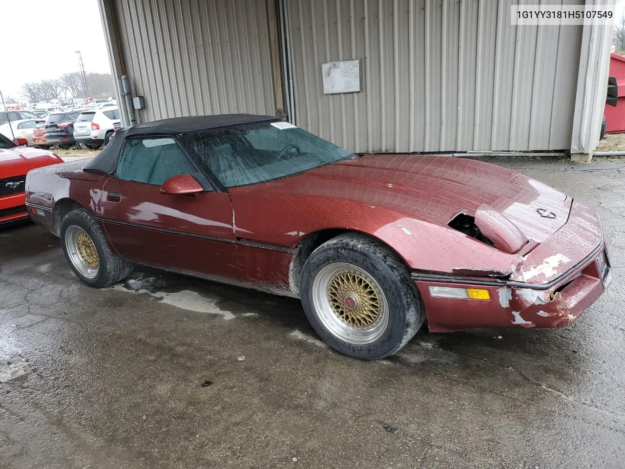 1987 Chevrolet Corvette VIN: 1G1YY3181H5107549 Lot: 80636944