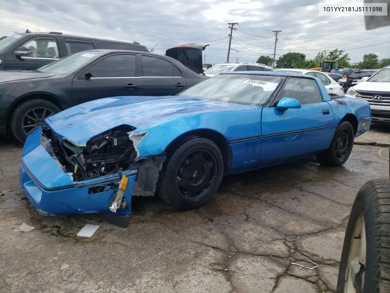 1988 Chevrolet Corvette VIN: 1G1YY2181J5111598 Lot: 60441064