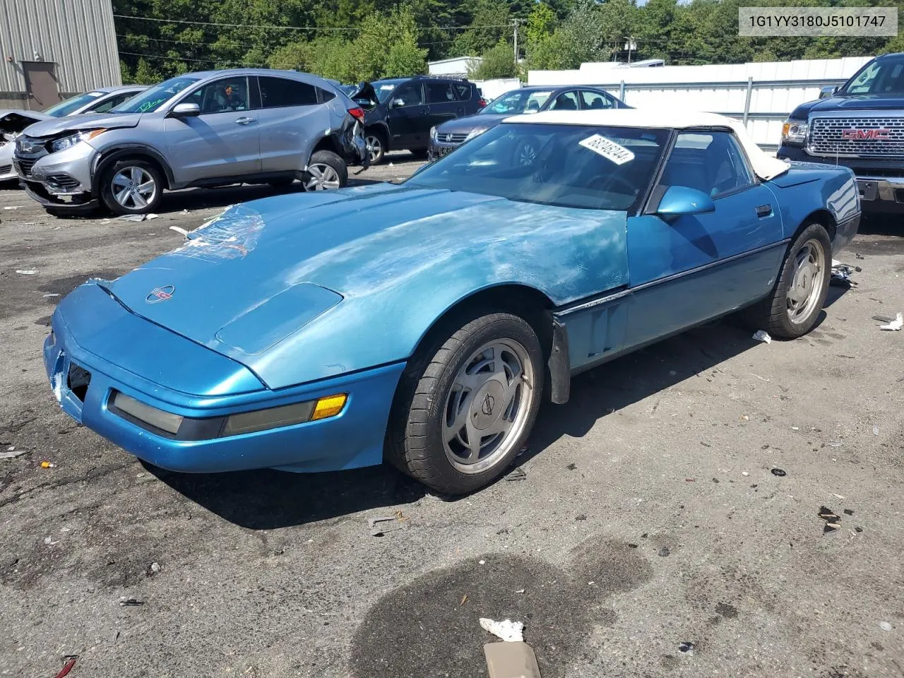 1G1YY3180J5101747 1988 Chevrolet Corvette