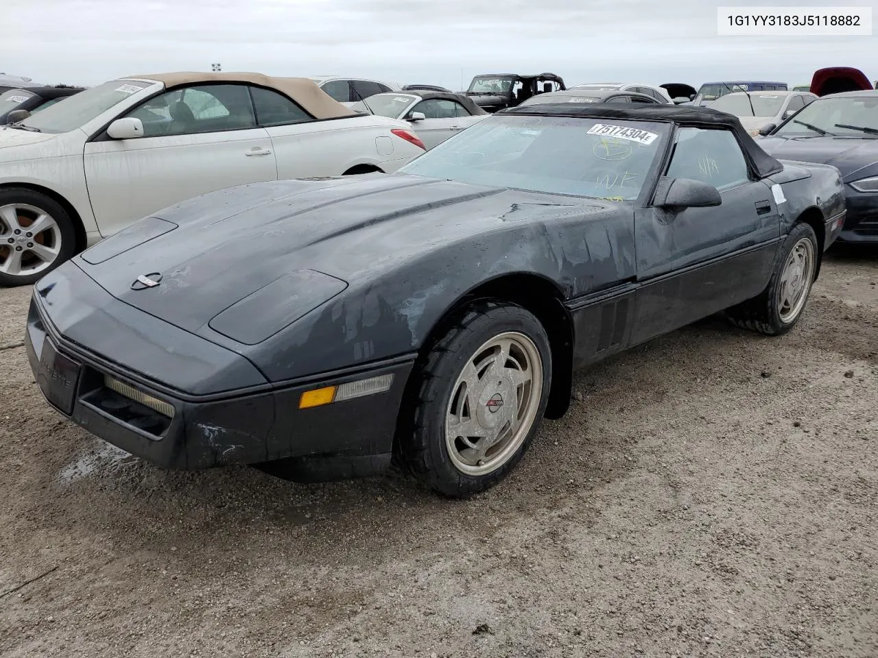 1G1YY3183J5118882 1988 Chevrolet Corvette