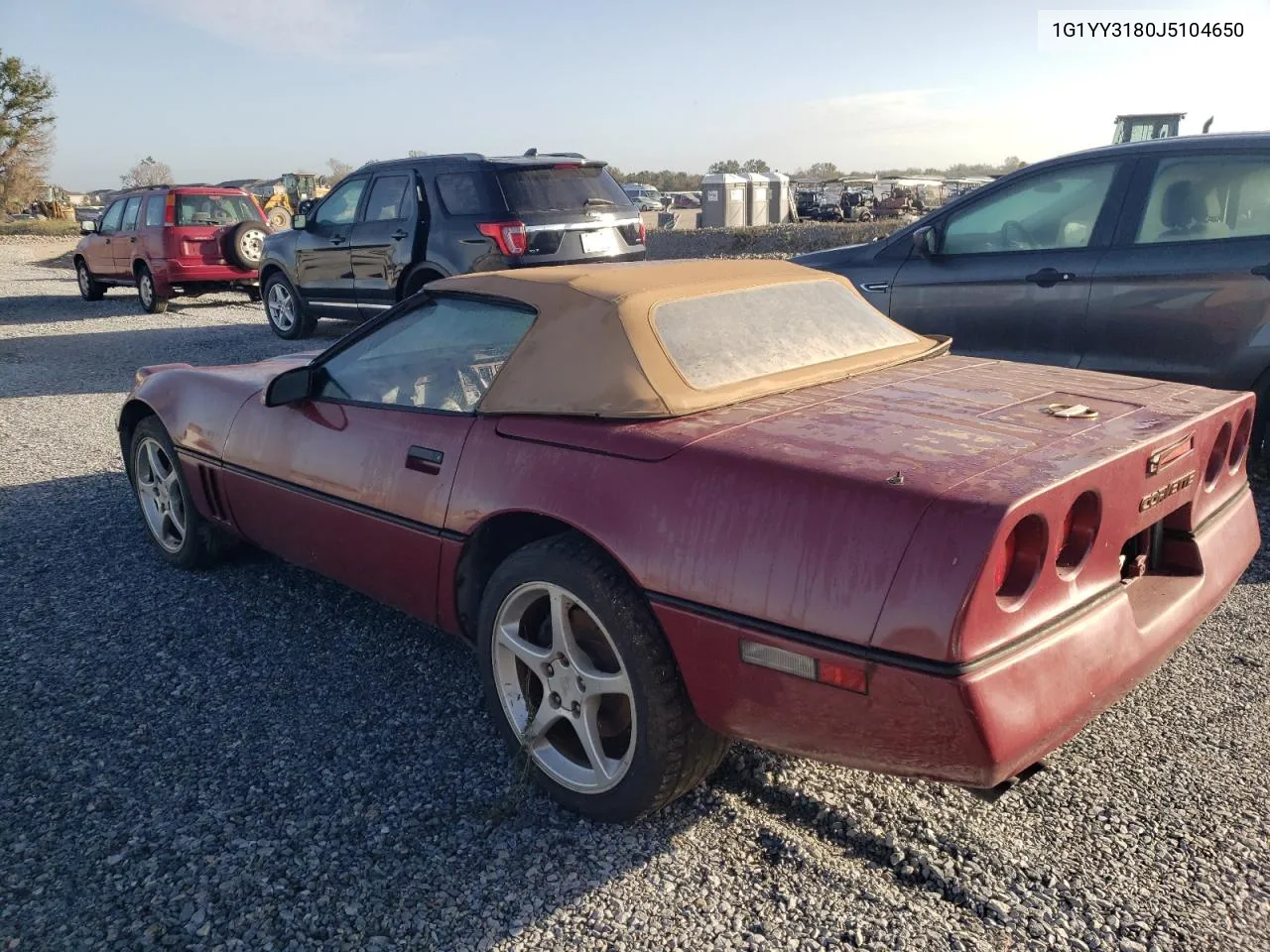 1988 Chevrolet Corvette VIN: 1G1YY3180J5104650 Lot: 80376124