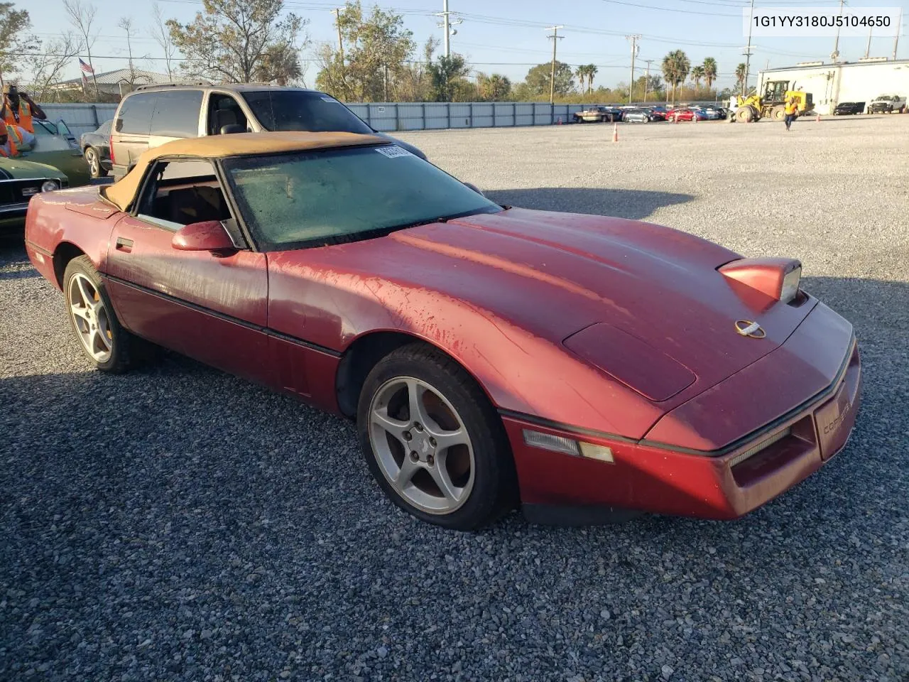 1988 Chevrolet Corvette VIN: 1G1YY3180J5104650 Lot: 80376124