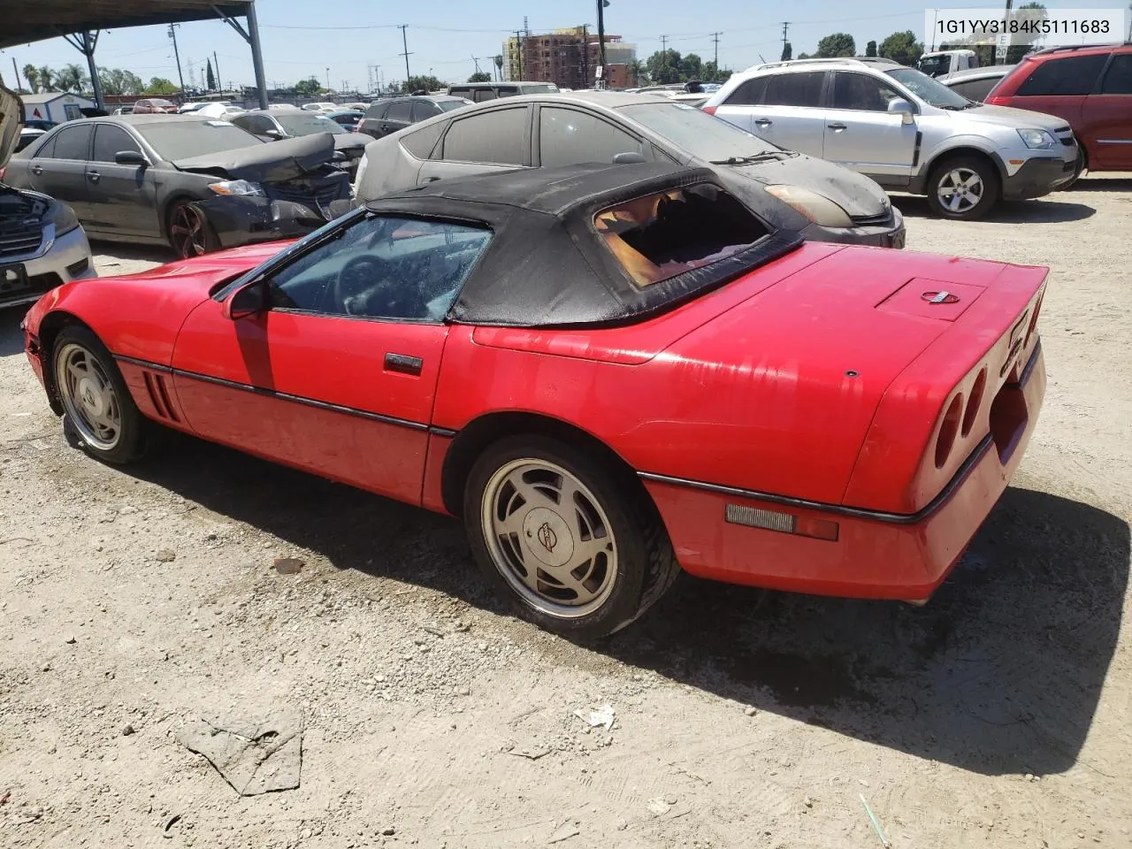 1989 Chevrolet Corvette VIN: 1G1YY3184K5111683 Lot: 68178084