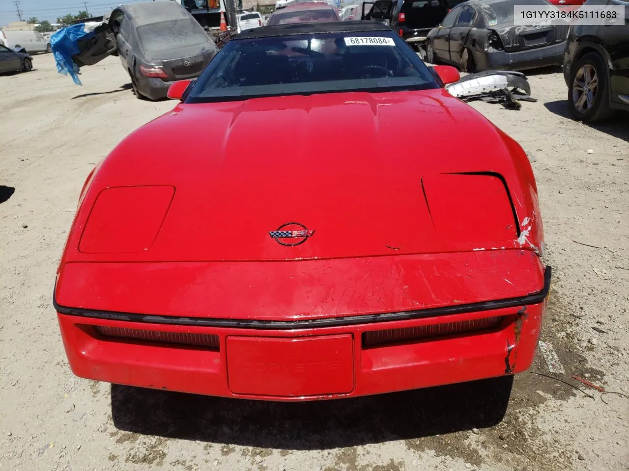 1989 Chevrolet Corvette VIN: 1G1YY3184K5111683 Lot: 68178084