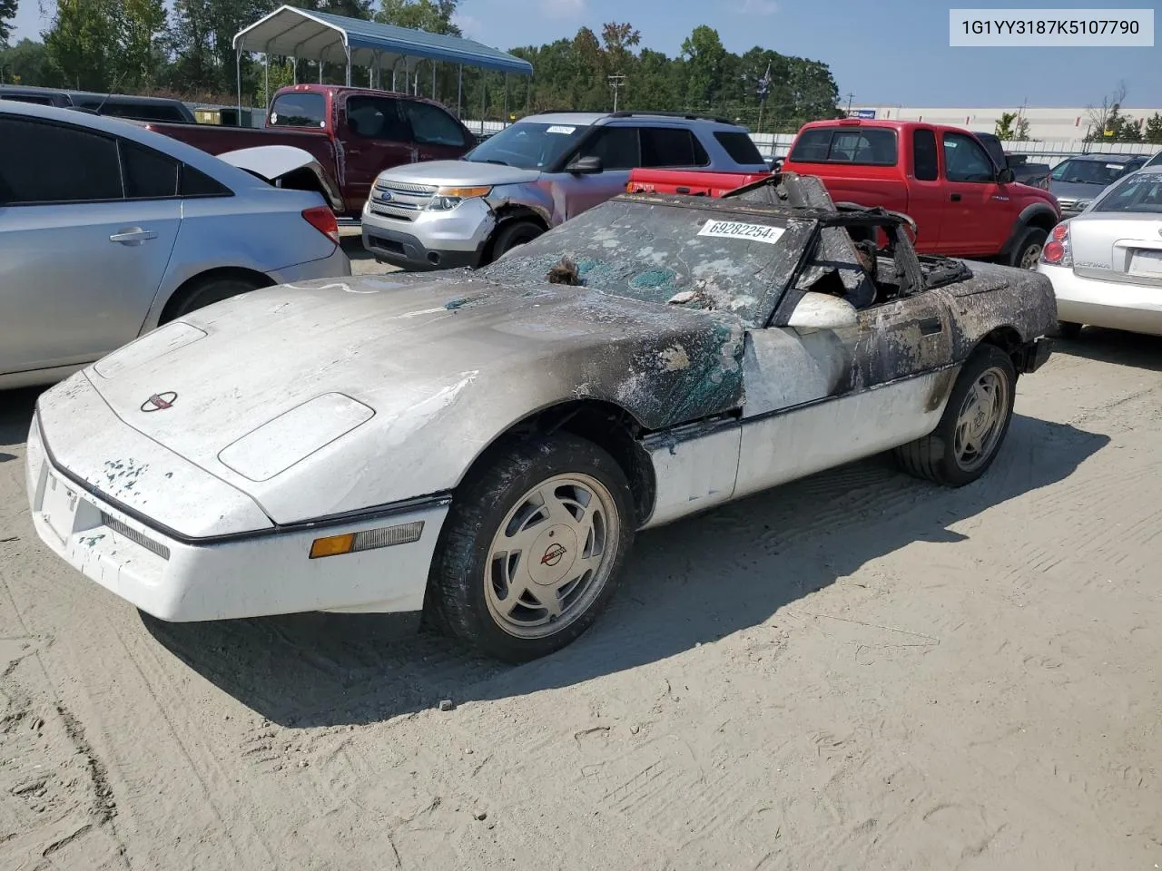 1989 Chevrolet Corvette VIN: 1G1YY3187K5107790 Lot: 69282254