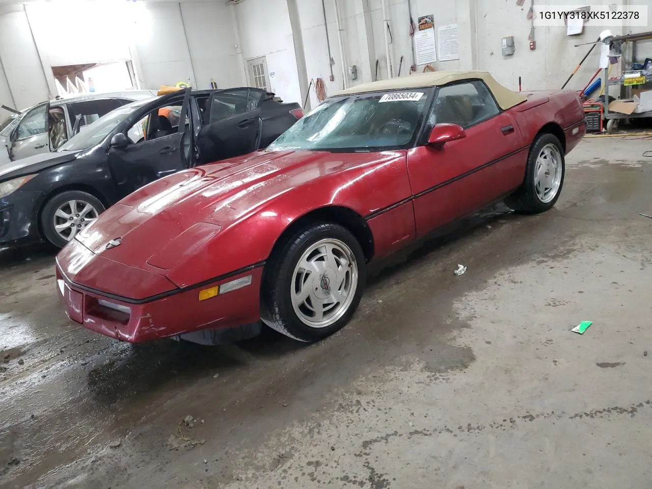 1G1YY318XK5122378 1989 Chevrolet Corvette