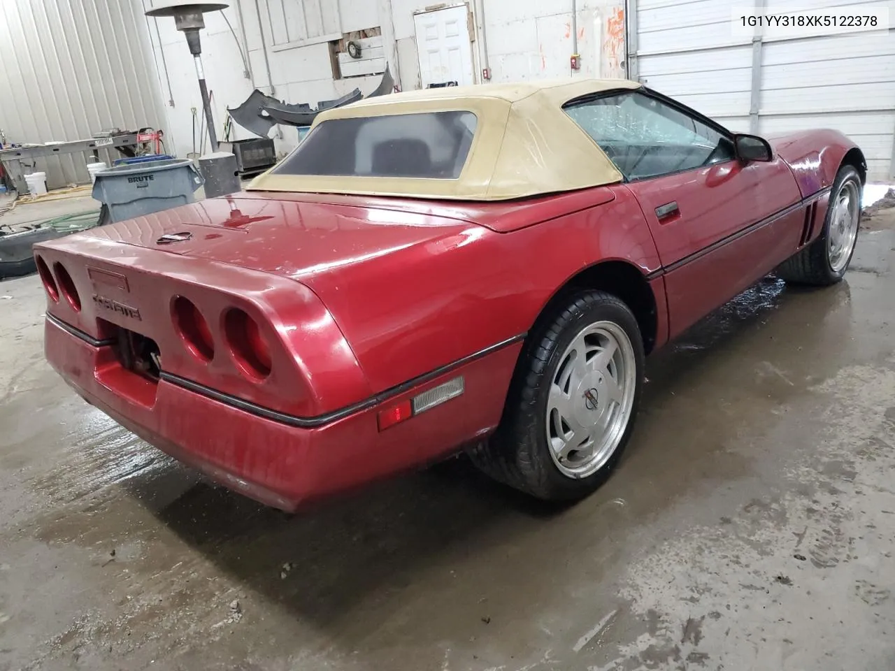 1G1YY318XK5122378 1989 Chevrolet Corvette