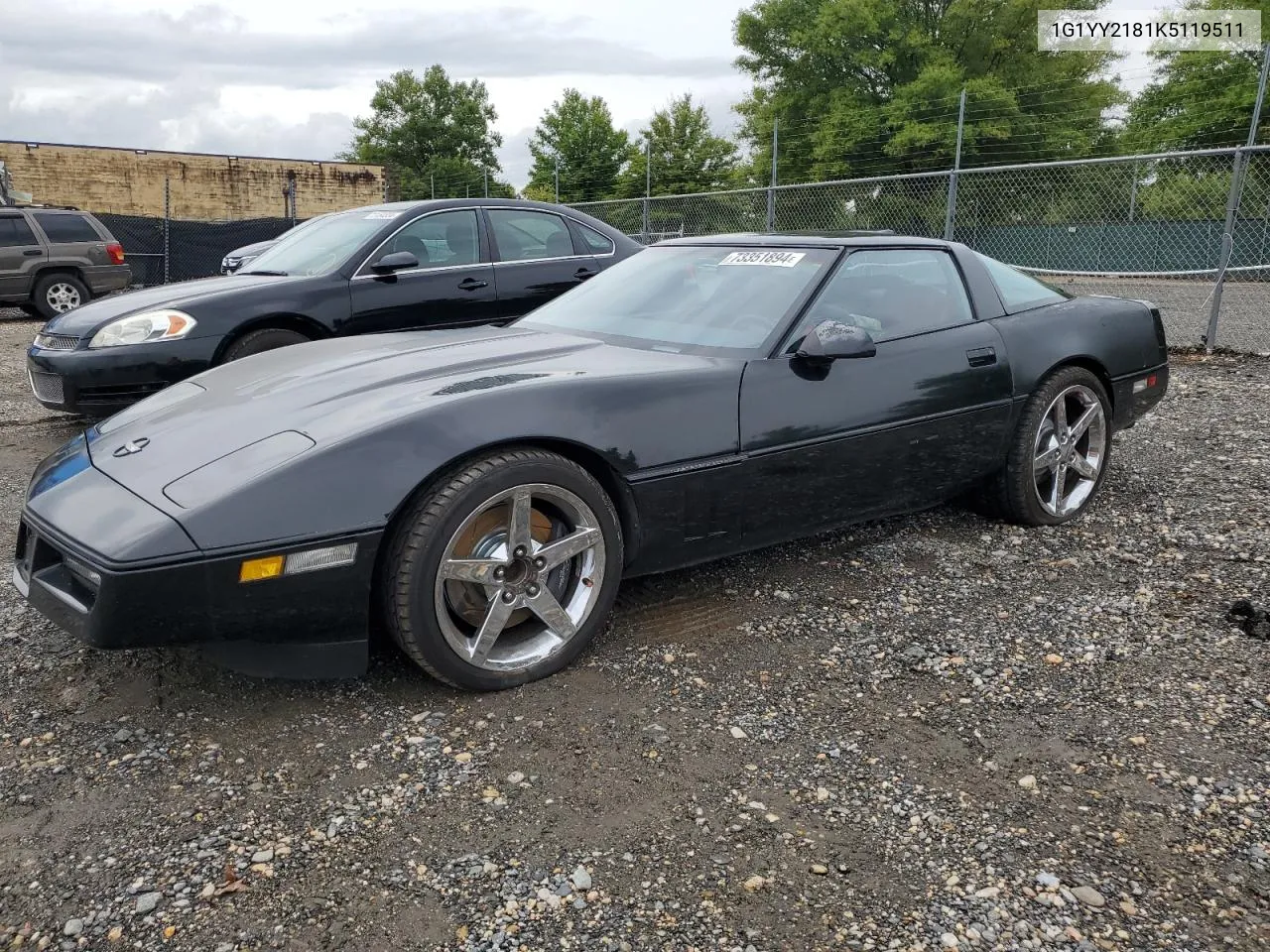 1989 Chevrolet Corvette VIN: 1G1YY2181K5119511 Lot: 73351894