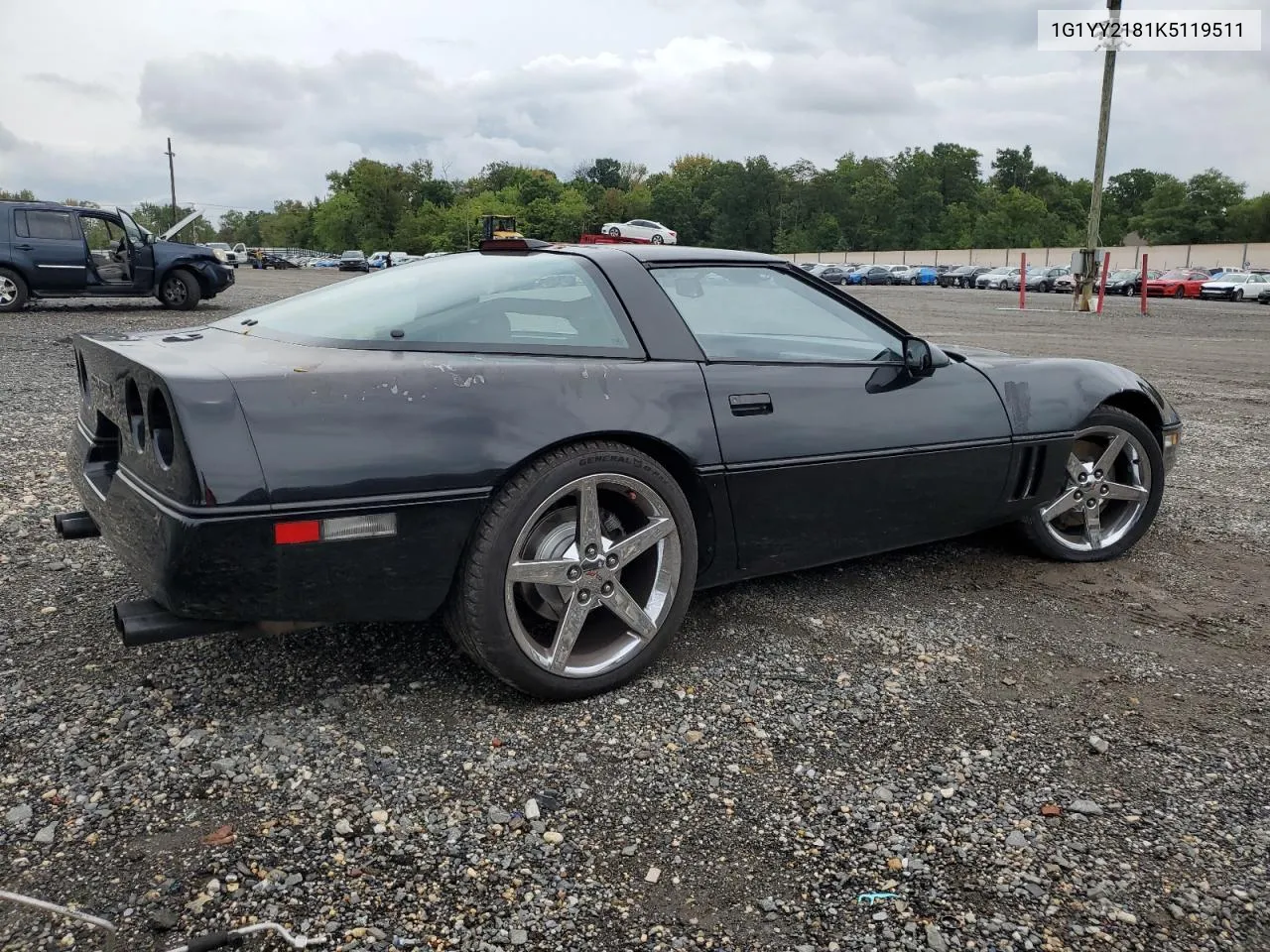 1989 Chevrolet Corvette VIN: 1G1YY2181K5119511 Lot: 73351894