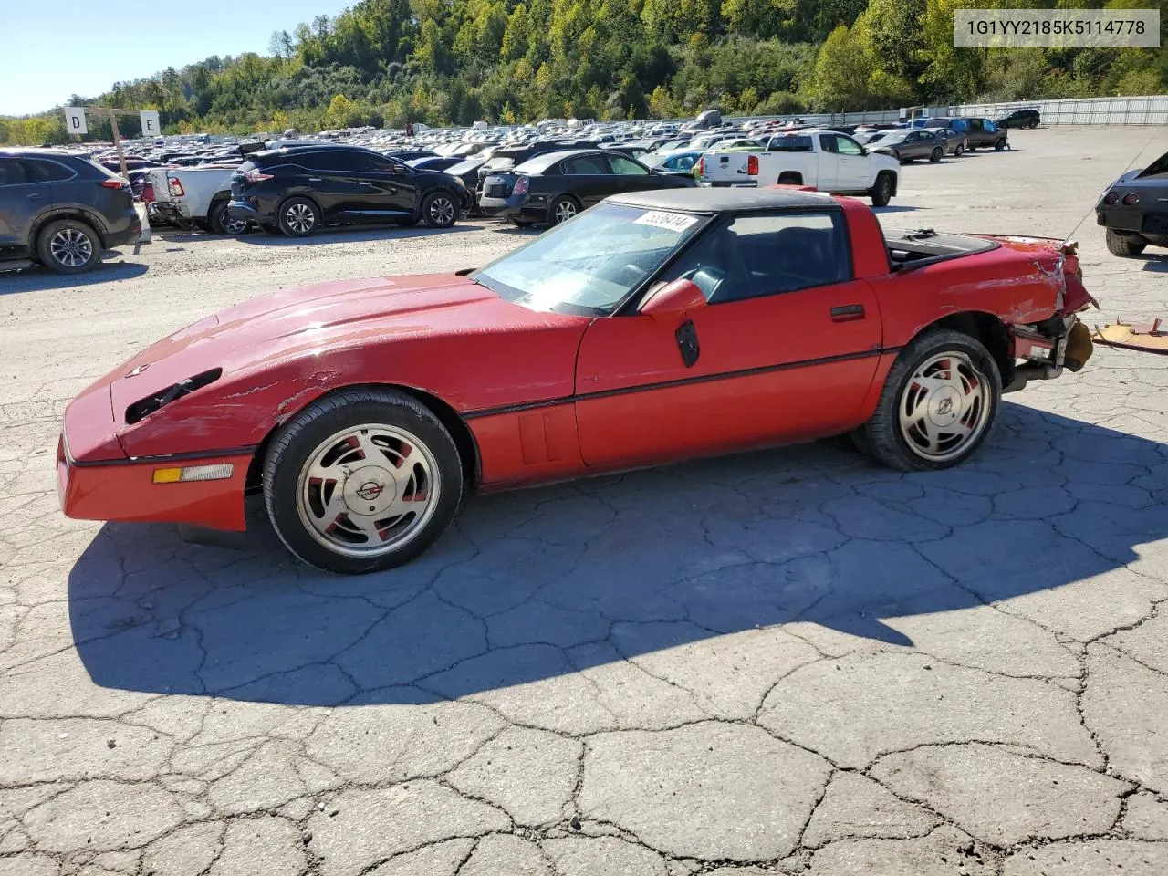 1989 Chevrolet Corvette VIN: 1G1YY2185K5114778 Lot: 75536414