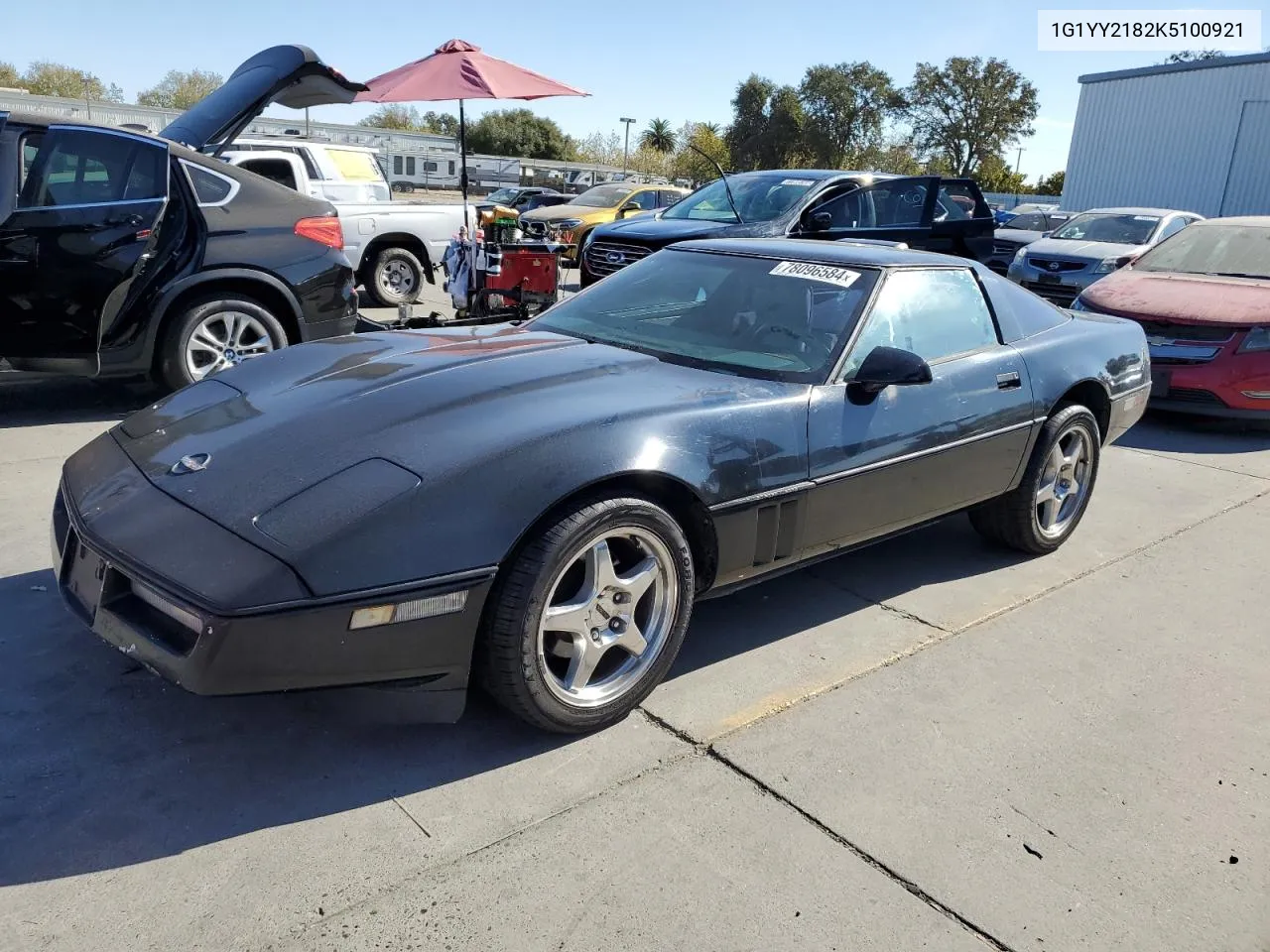 1989 Chevrolet Corvette VIN: 1G1YY2182K5100921 Lot: 78096584