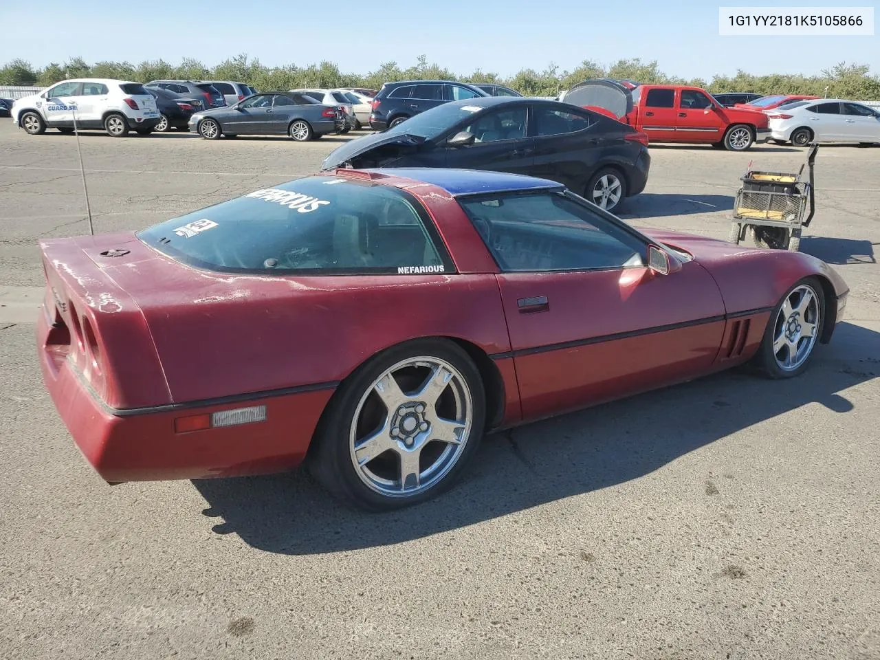 1989 Chevrolet Corvette VIN: 1G1YY2181K5105866 Lot: 79114164